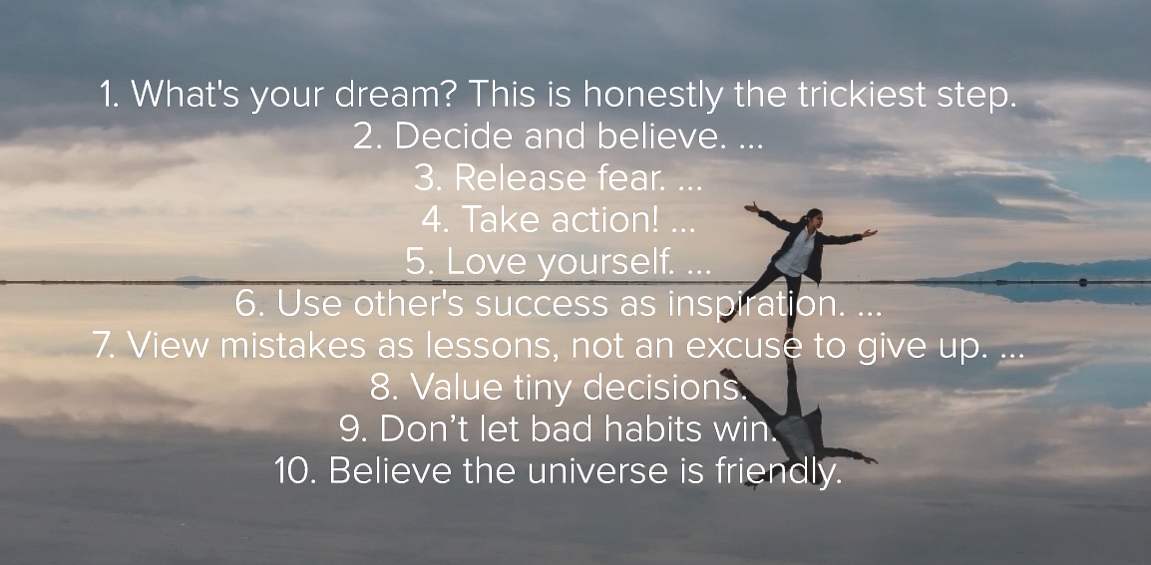 On Your Mark, Get Set, Go: Making Our Dreams Come True in Education