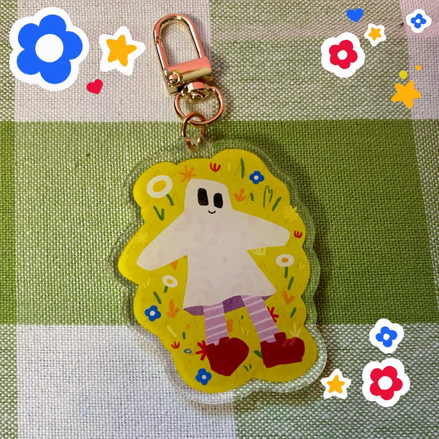 Ghost Acrylic Keychain