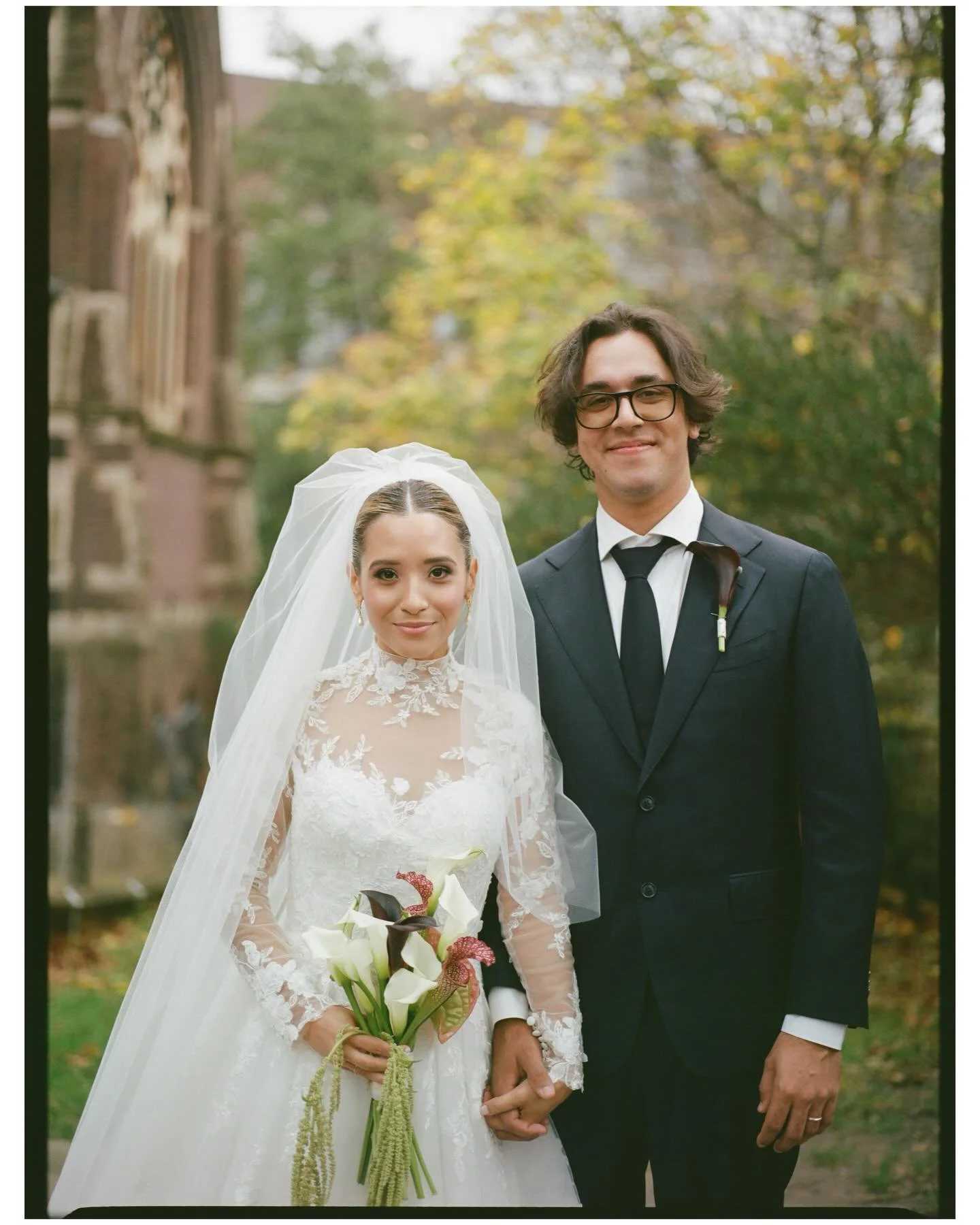 My first time shooting a handful of medium format photos at a wedding 📷 thank you K &amp; L for being so patient with me while I tried to focus the camera (I&rsquo;m very short-sighted 🥲). Also a massive thank you to Eddie from @picturethisfilmlab 