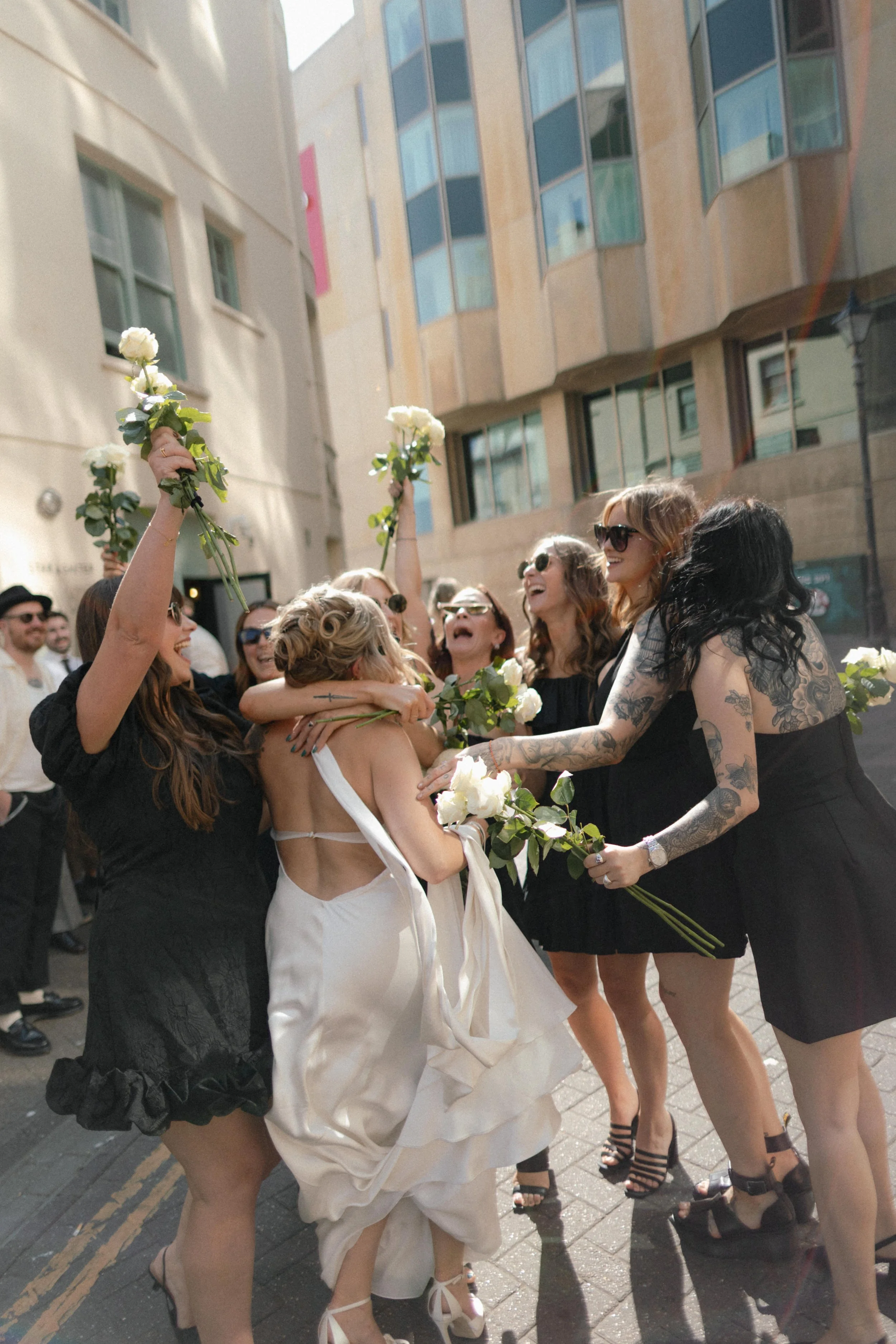 modern bridal party inspo