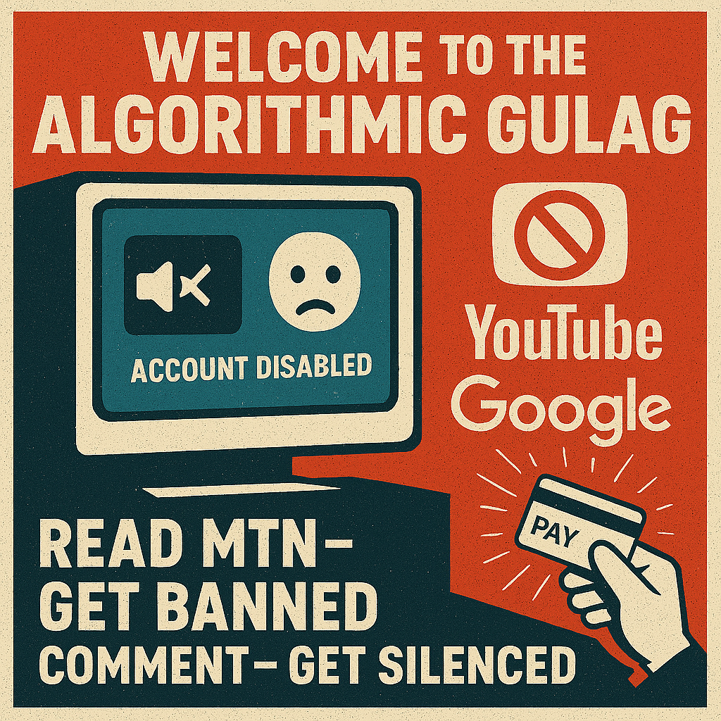 Welcome to the Algorithmic Gulag: Where Truth Gets Flagged and Your Wallet Gets Mugged