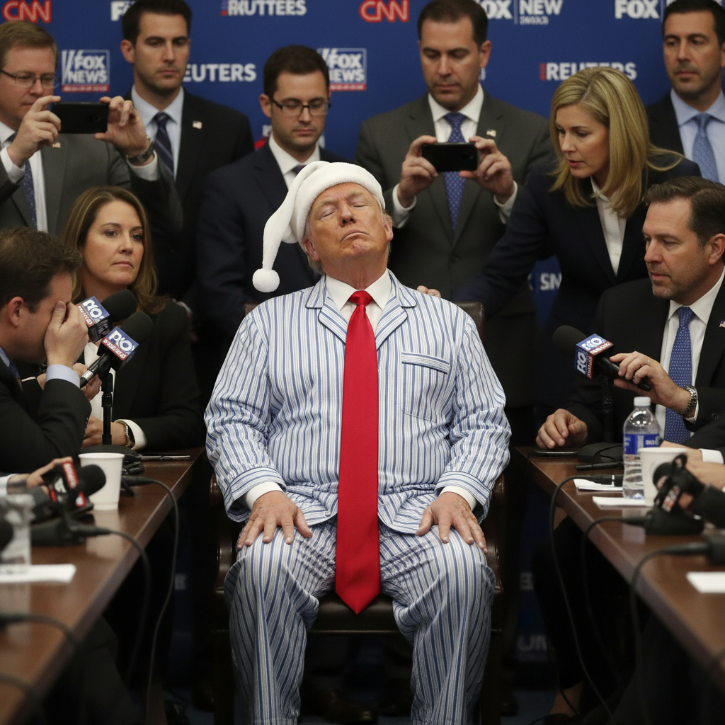 Trump Asleep