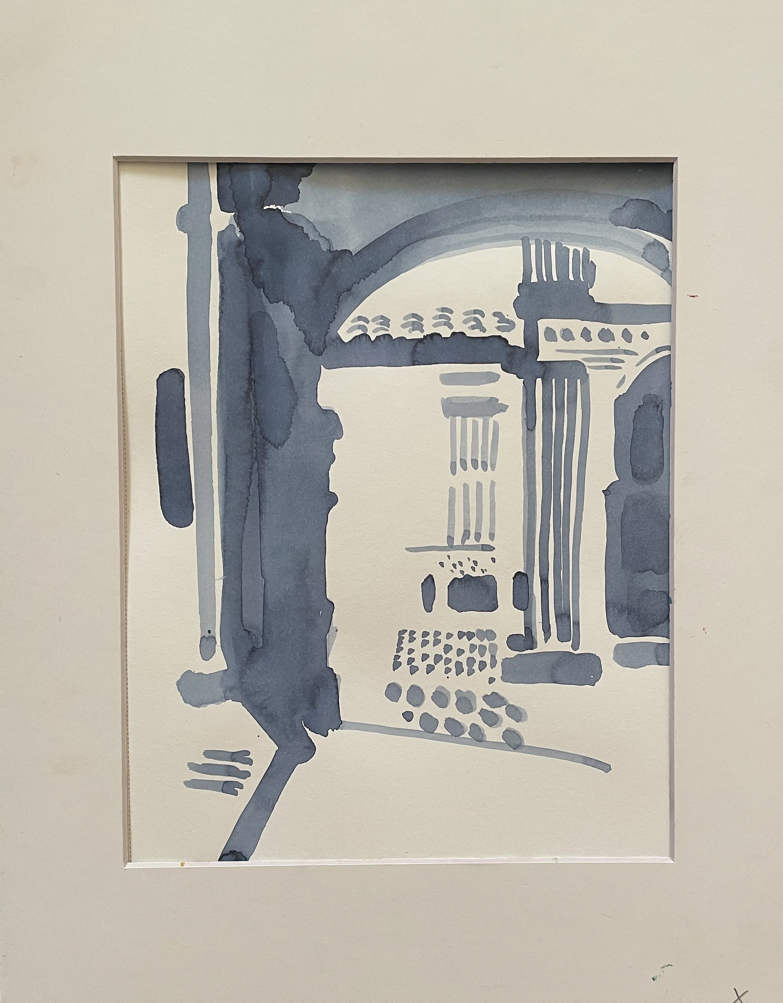 Emerald Hill III, 2026, ink on paper, 200 gsm, acid free, framed in 14x11 white paper frame, protective plastic sleeve, SGD 50
