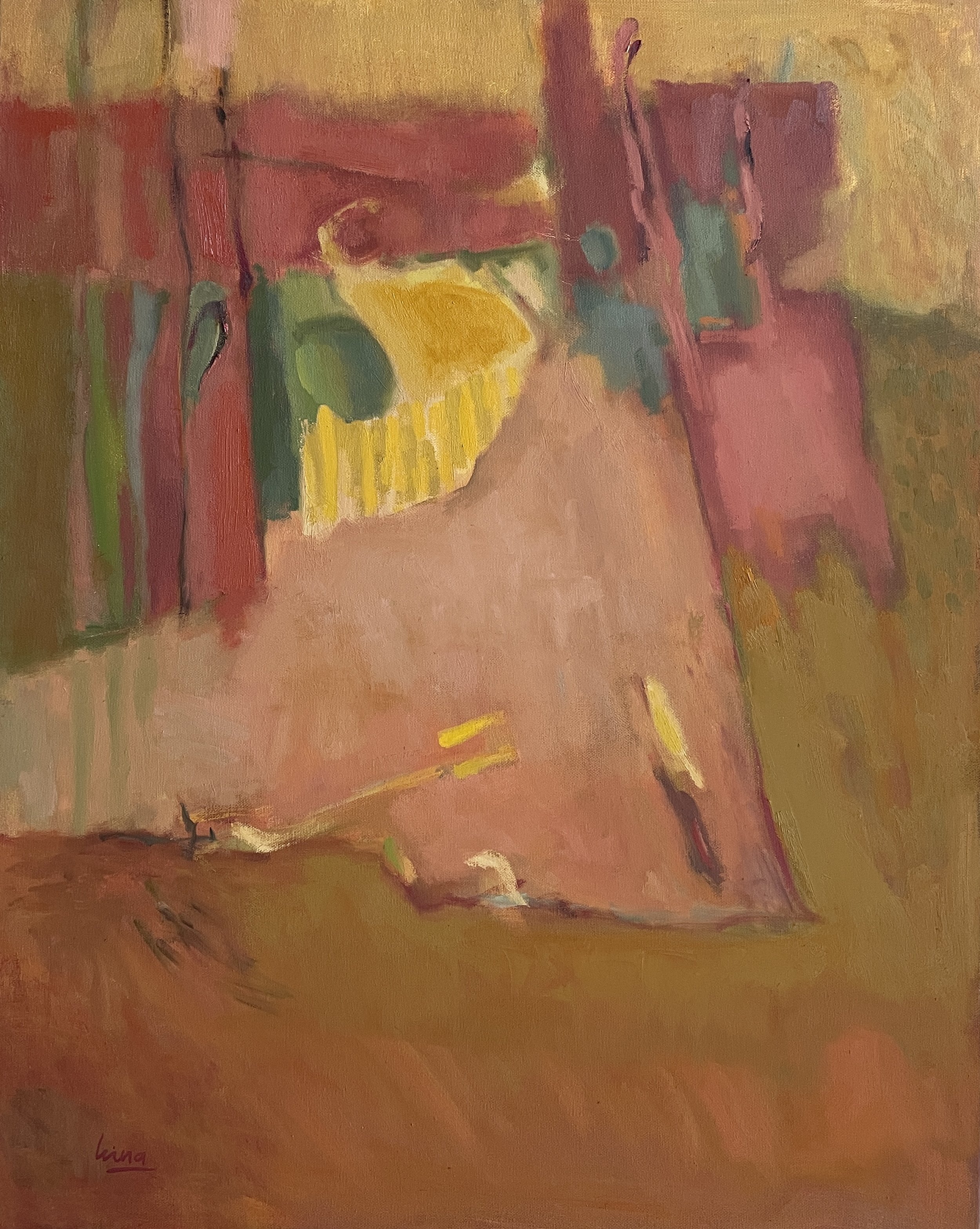 "In the heat of the moment", 2025, oil on canvas, 30x24", unframed, SGD 5,000