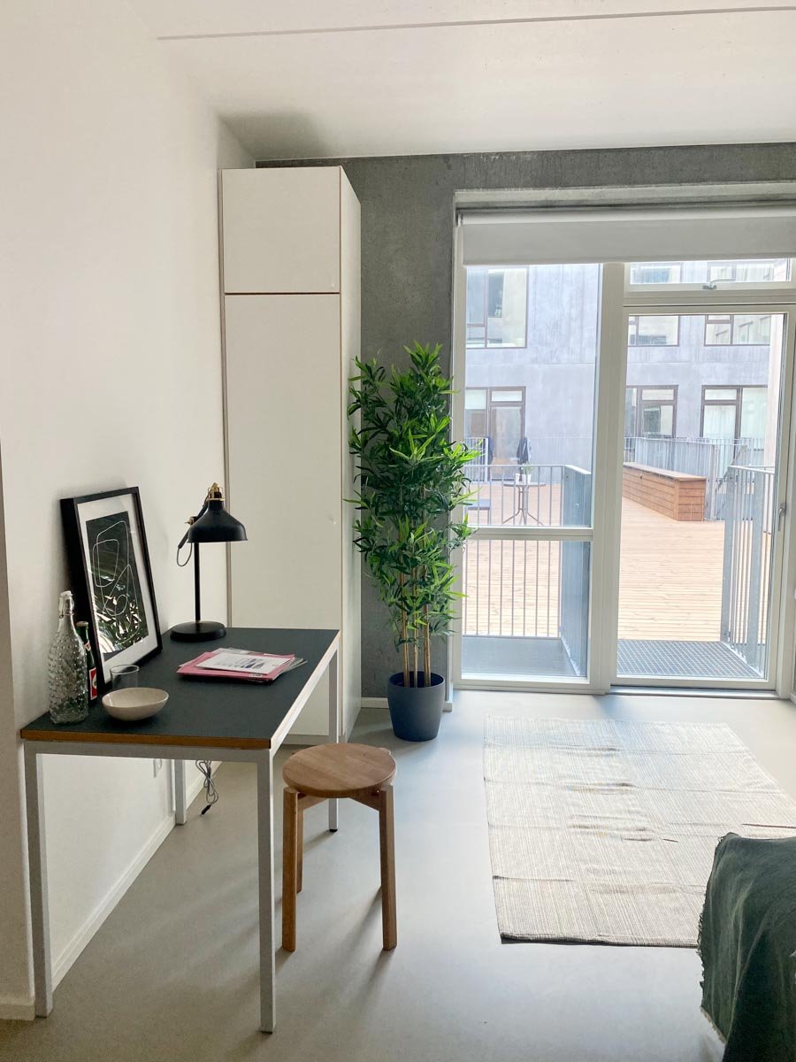 Studio XL with kitchen in Nordhavn