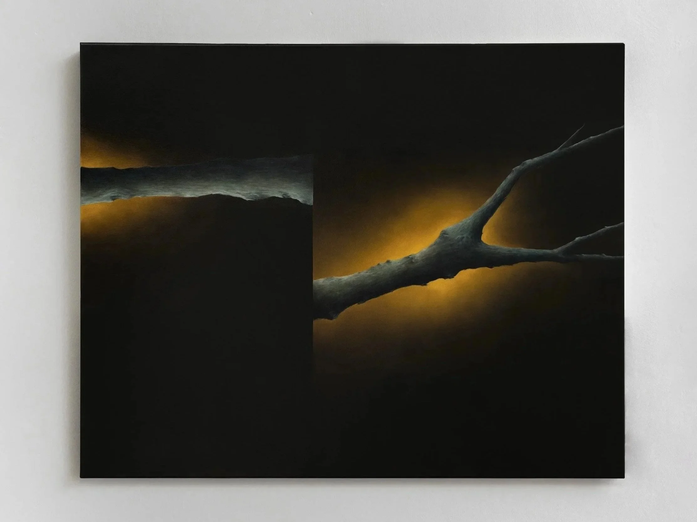 VESTIGET0404 - 2025 - Oil on linen canvas - 80 x 100 x 4 cm 