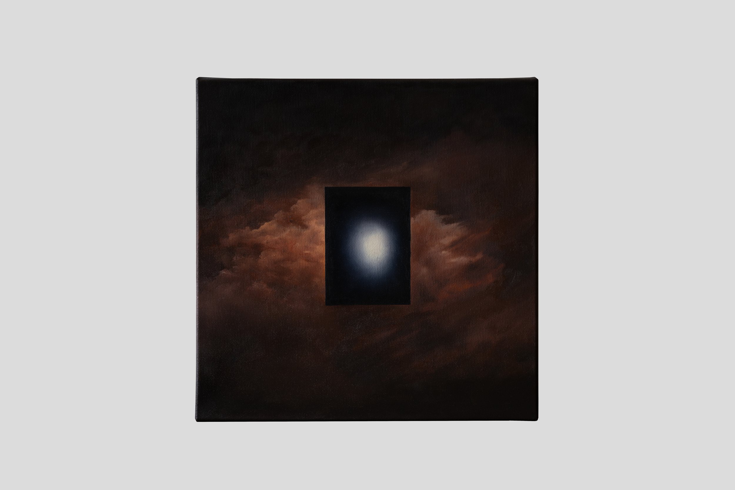 Où finit le ciel? - 2026 - 30 x 30 x 3 cm - Oil painting on canvas