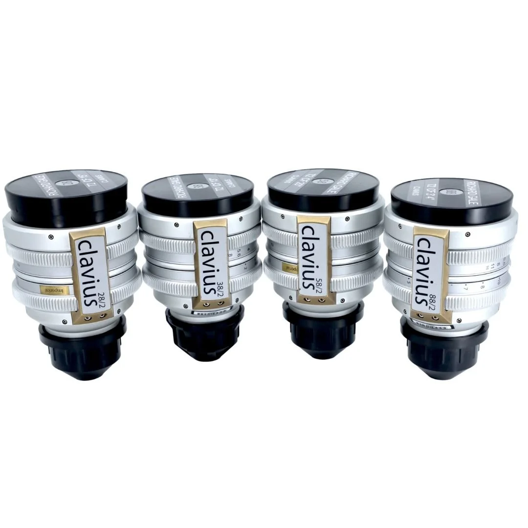 Clavius F2 Full Frame VV 4 Lens Set
