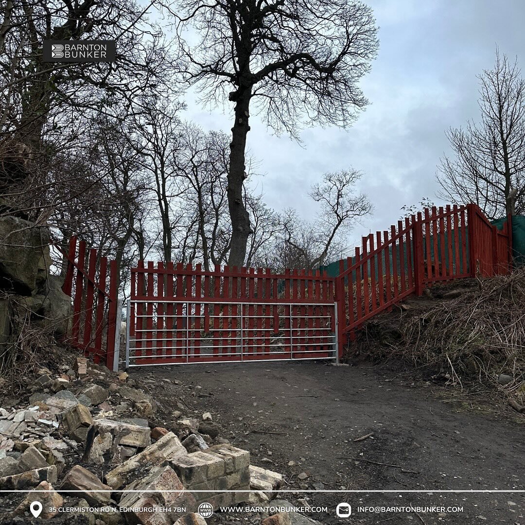 🚧✨ Update from Barnton Bunker!
&nbsp;
Exciting news! Our team has been busy installing a fresh, sturdy perimeter fence around Barnton Bunker which also extends along the quarry cliff edge. This upgrade isn&rsquo;t just about aesthetics, it&rsquo;s a