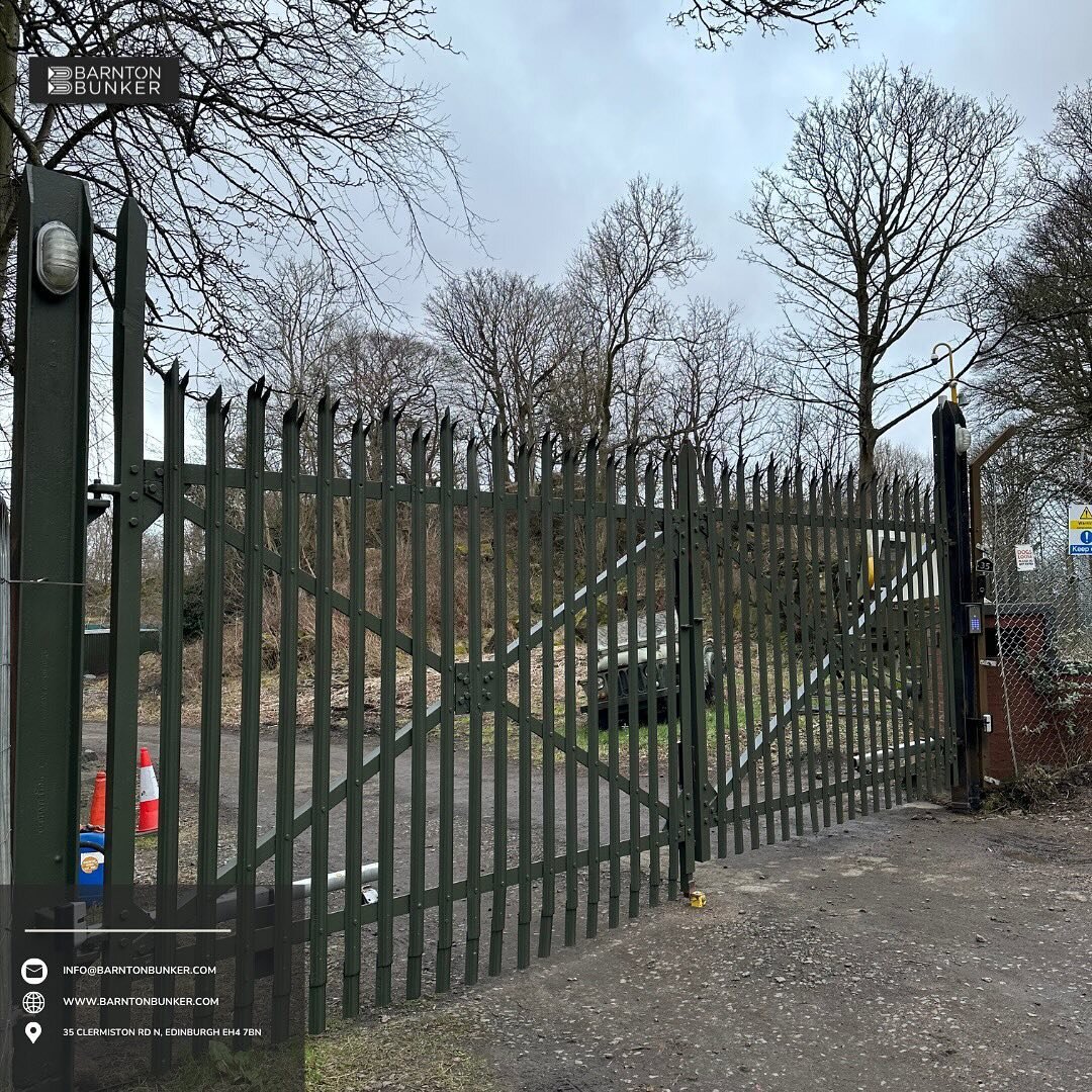 ✨New Update: The Entrance Gates of Barnton Bunker!
&nbsp;
Exciting news from the heart of our cold war heritage site: the iconic entrance gates at Barnton Bunker have a new look! 

Following a meticulous operation to strip away the old rust, we&rsquo