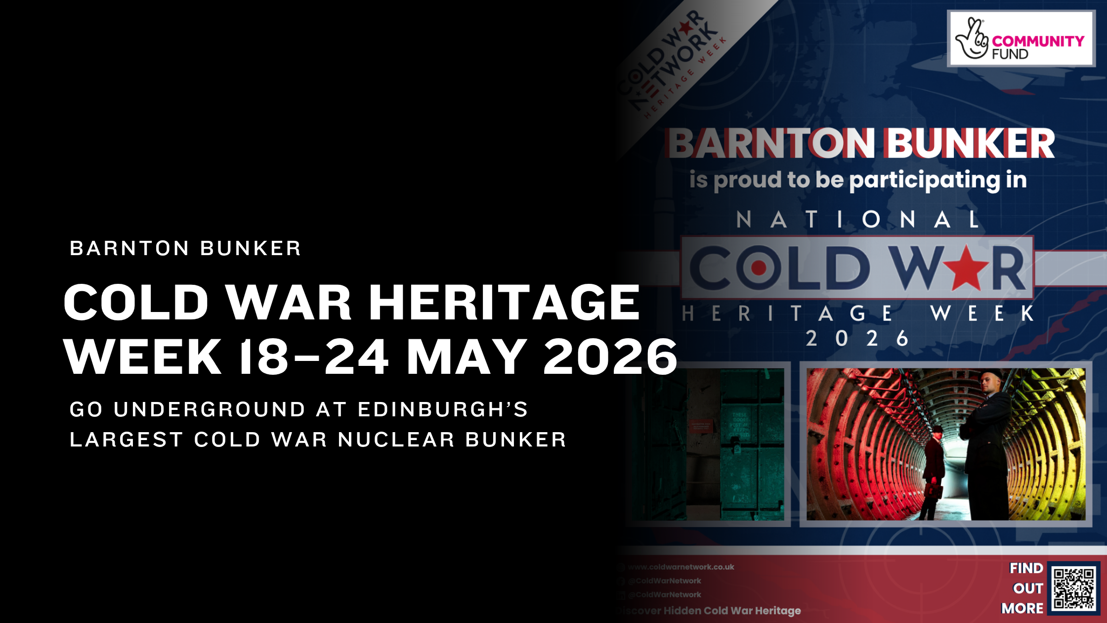 Barnton Bunker is Joining National Cold War Heritage Week 2026