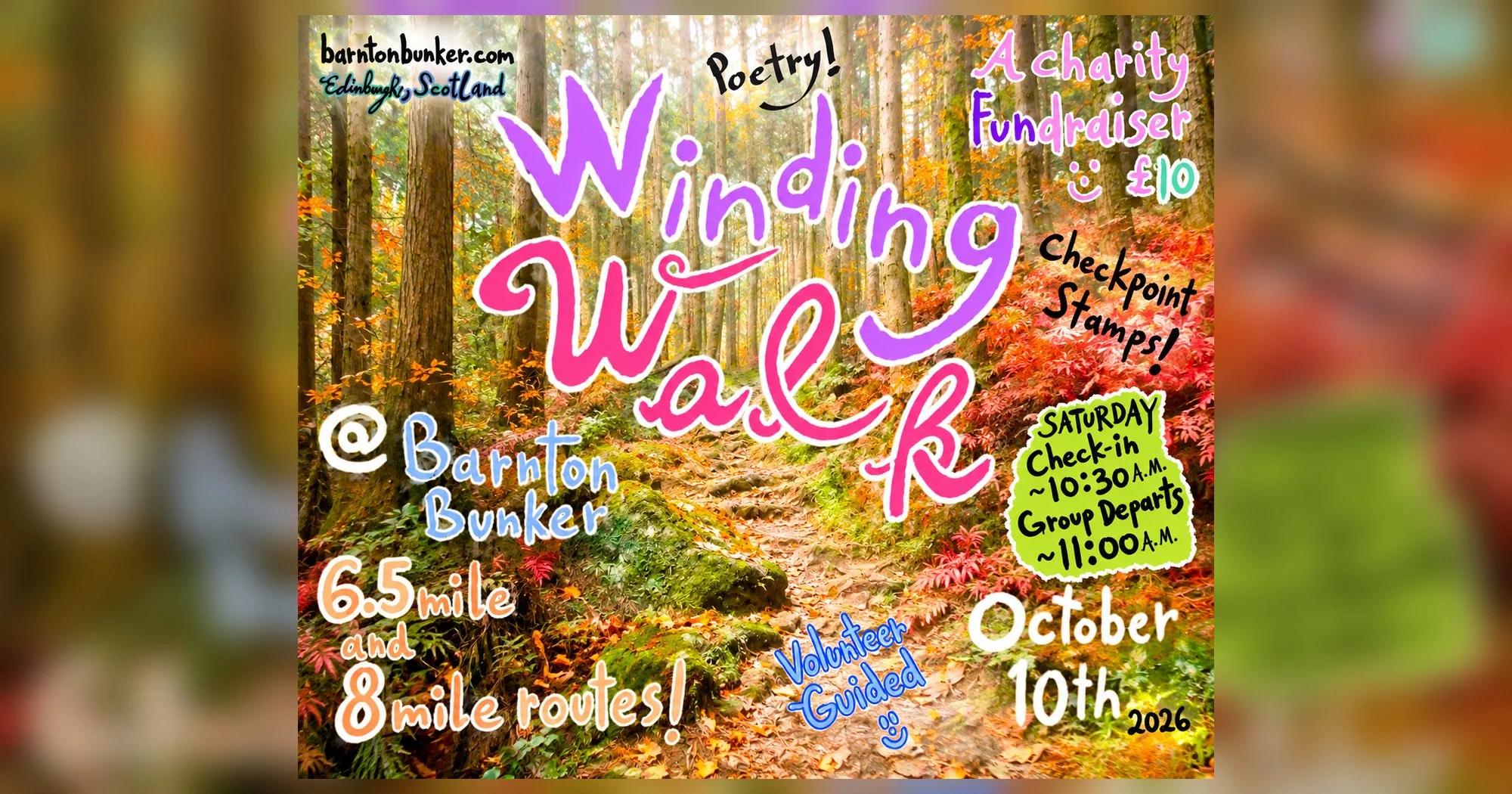 Winding Walk 2026 – Guided Nature &amp; Town Walk