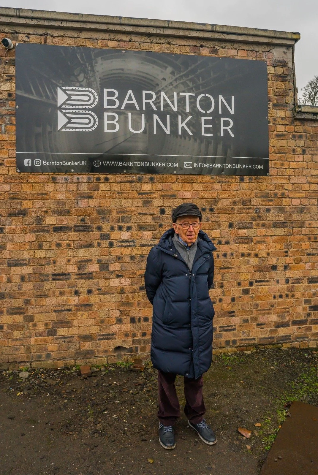Alan outside Barnton Bunker