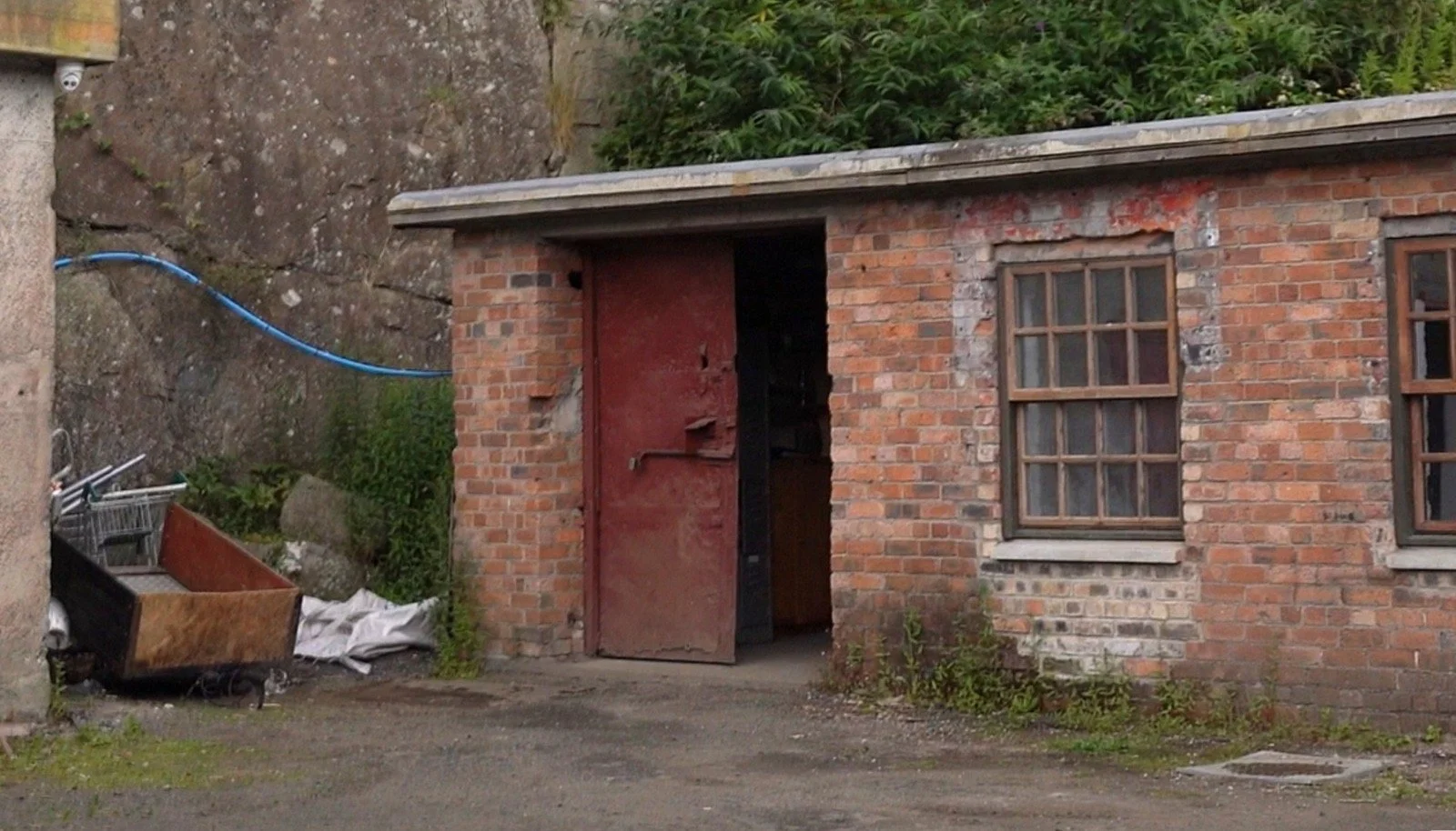 old nuclear bunker door
