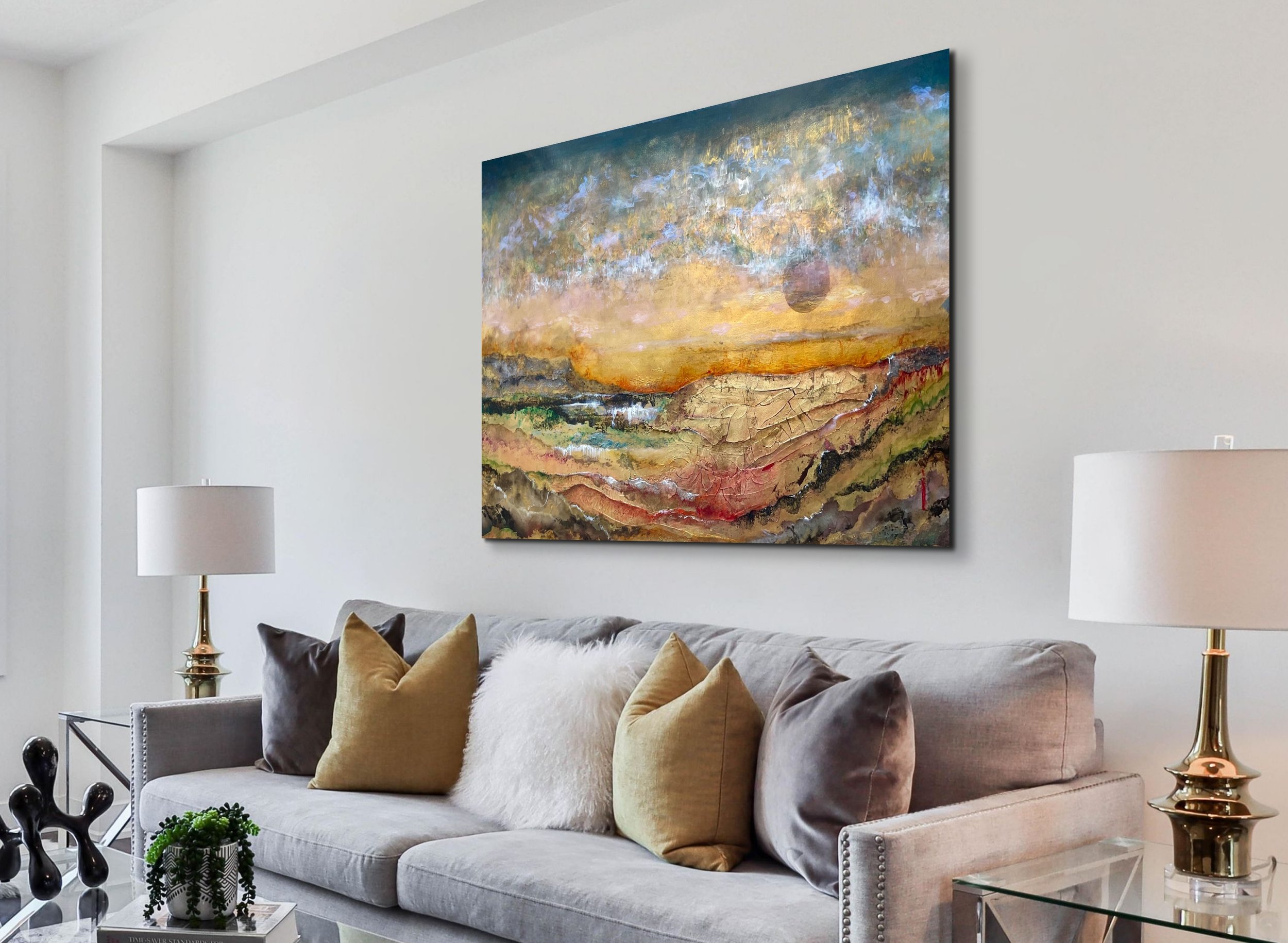 Vista de Oro Modern living room