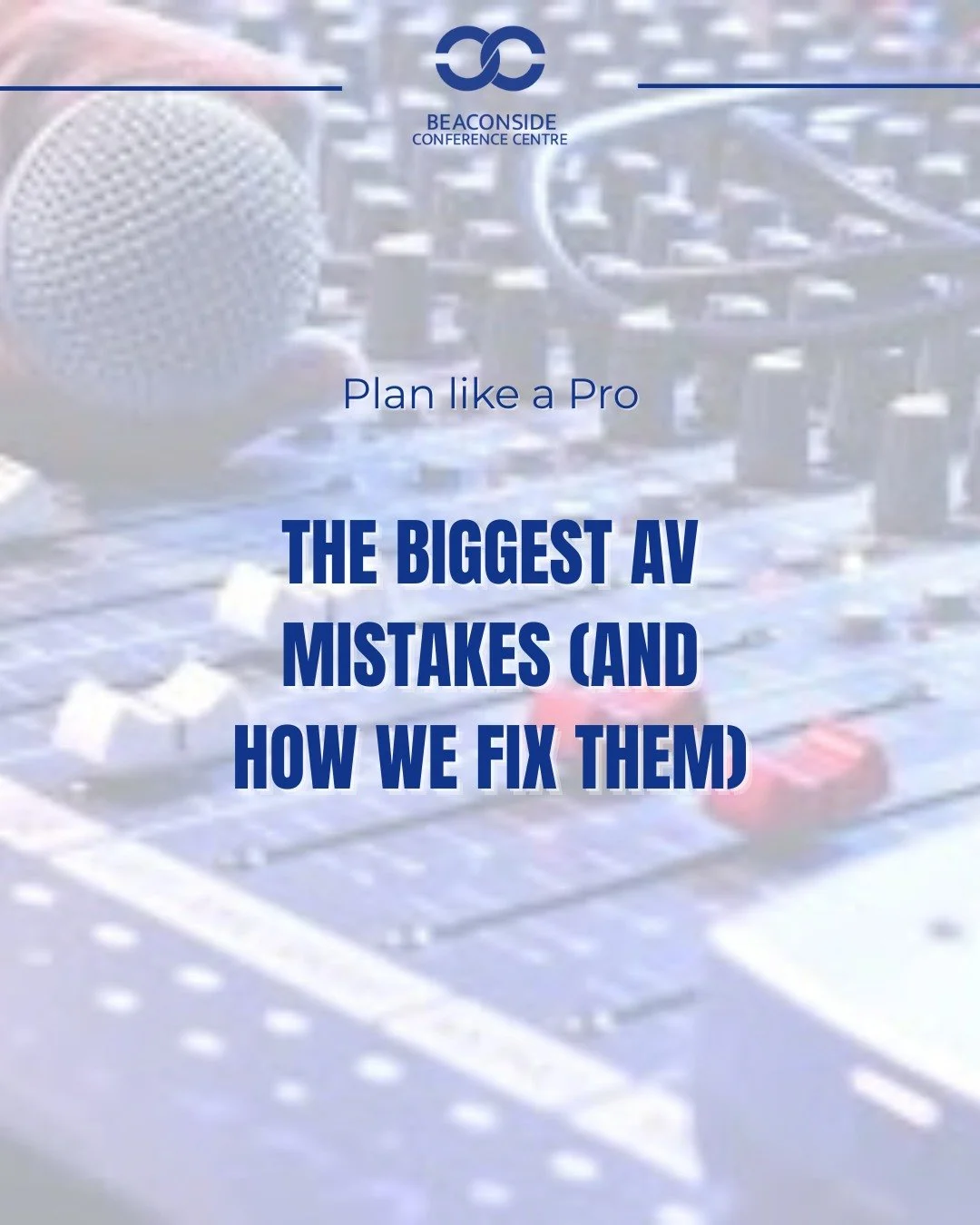 AV issues are one of the biggest causes of stress on event days - and they&rsquo;re usually avoidable.

We&rsquo;ve pulled together three of the most common AV mistakes we see and how a few simple checks and a bit of support can keep your day running