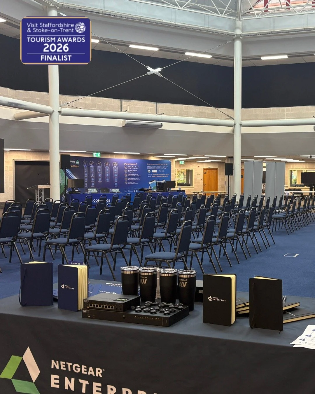 Being named a finalist for Business Events Venue of the Year means a lot to us.

It reflects the dedication of our team, the organisers who trust us with their events, and the variety of conferences, exhibitions and business events we host throughout