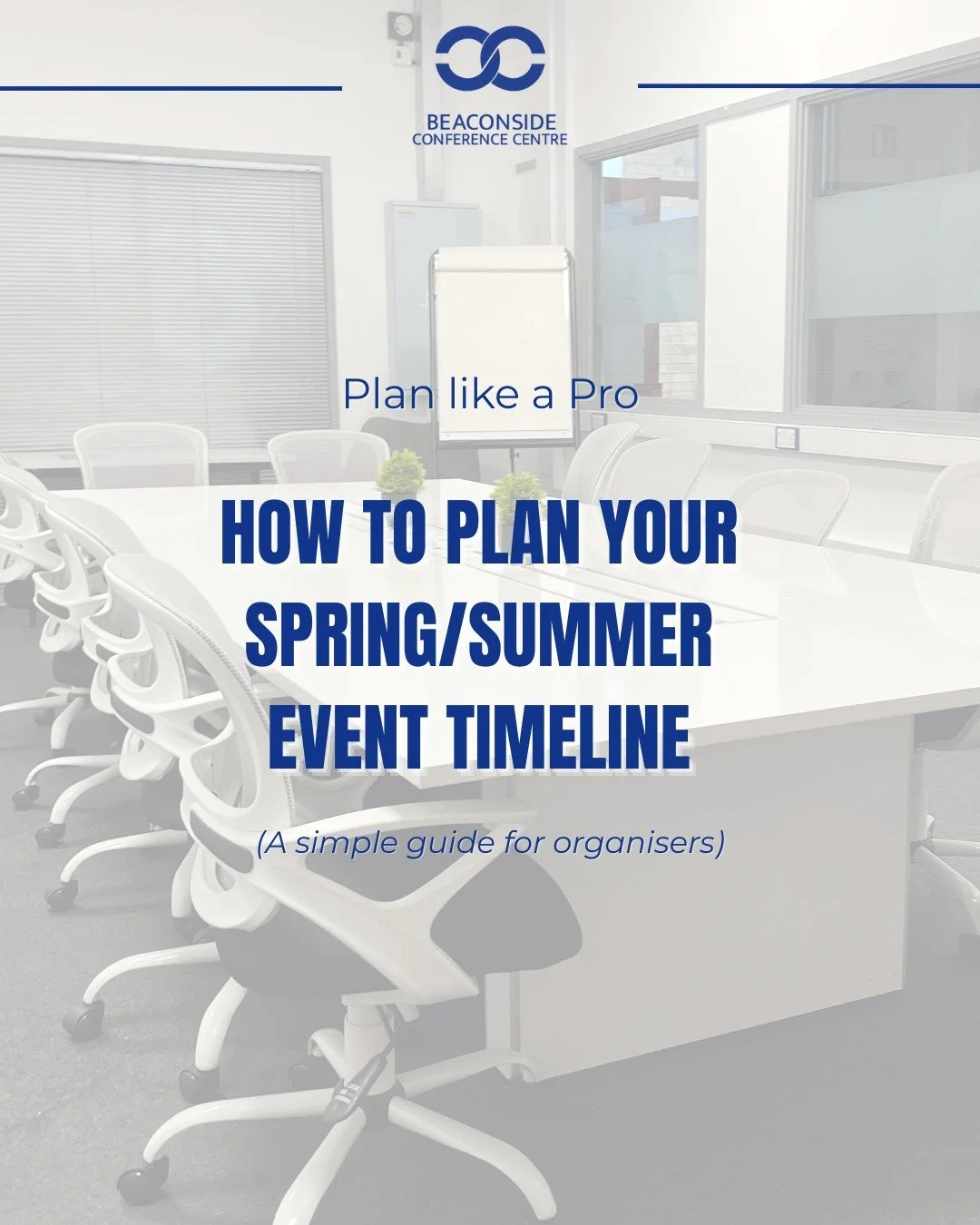 Spring and summer events have a habit of creeping up quickly - especially once diaries start filling up.

Having a clear timeline in place makes the whole process feel more manageable and avoids last-minute pressure.

From locking in your venue to fi