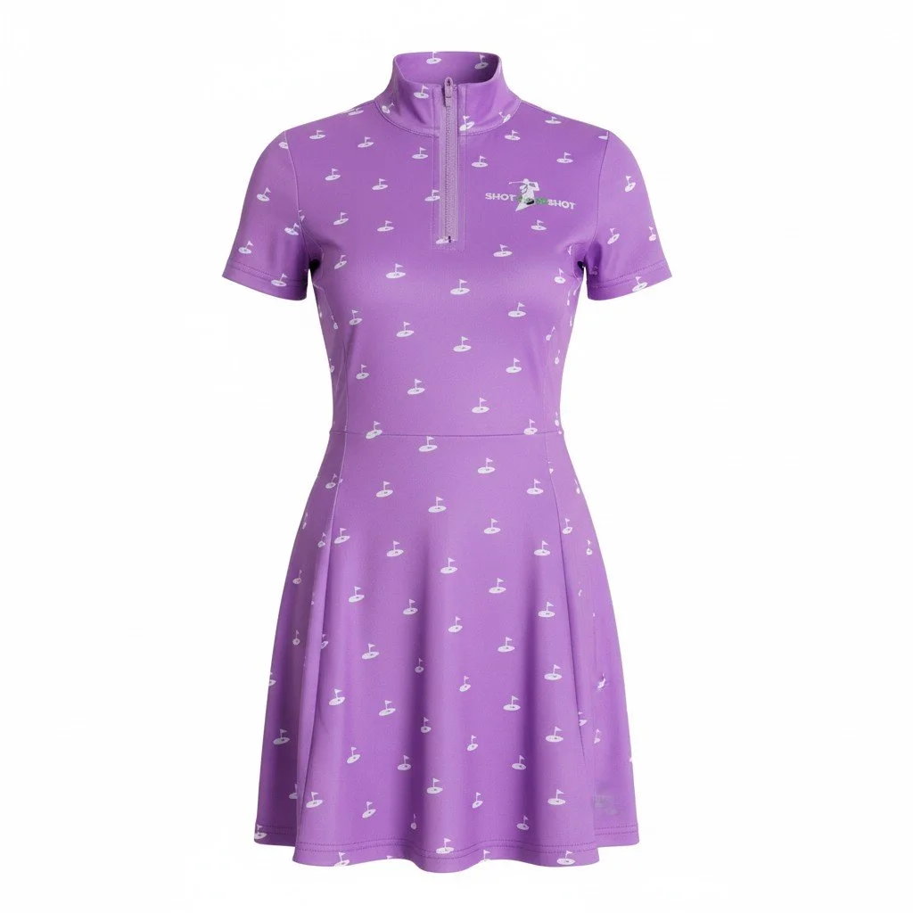 THE SHOT FORE SHOT PREMIUM GOLF DRESS (Purple)
