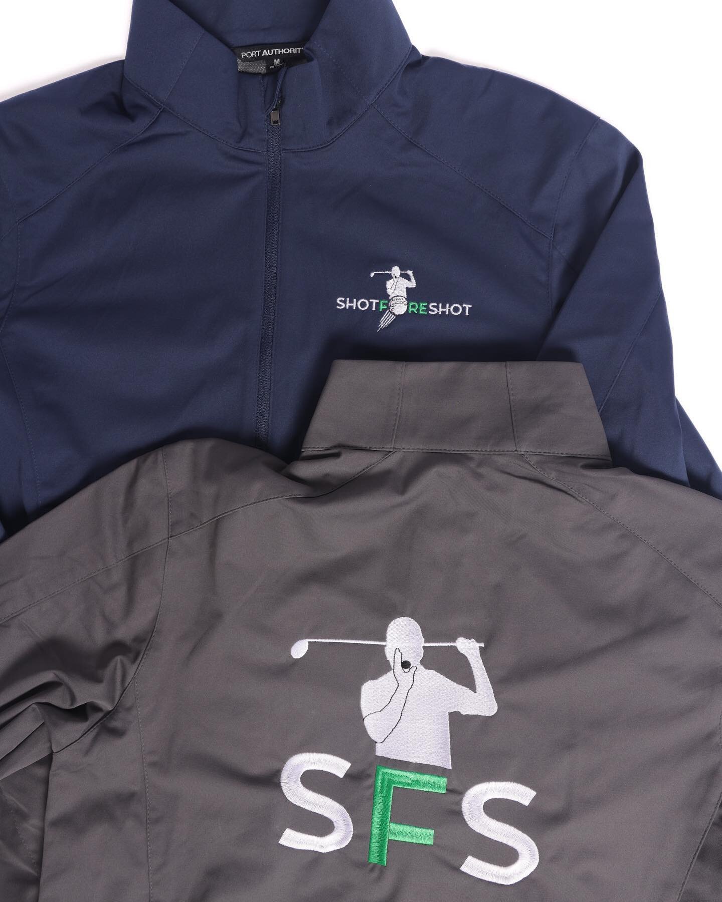 That Sunday Shot Fore Shot style, though.🙌🏾 
Do you have a golf jacket yet? ⛳️

👉🏾This long-sleeve lightweight jacket embroidered with the Shot Fore Shot Logo is available in two colors!🔥

☝🏾Water-resistant shell
☝🏾Breathable mesh liner
☝🏾100