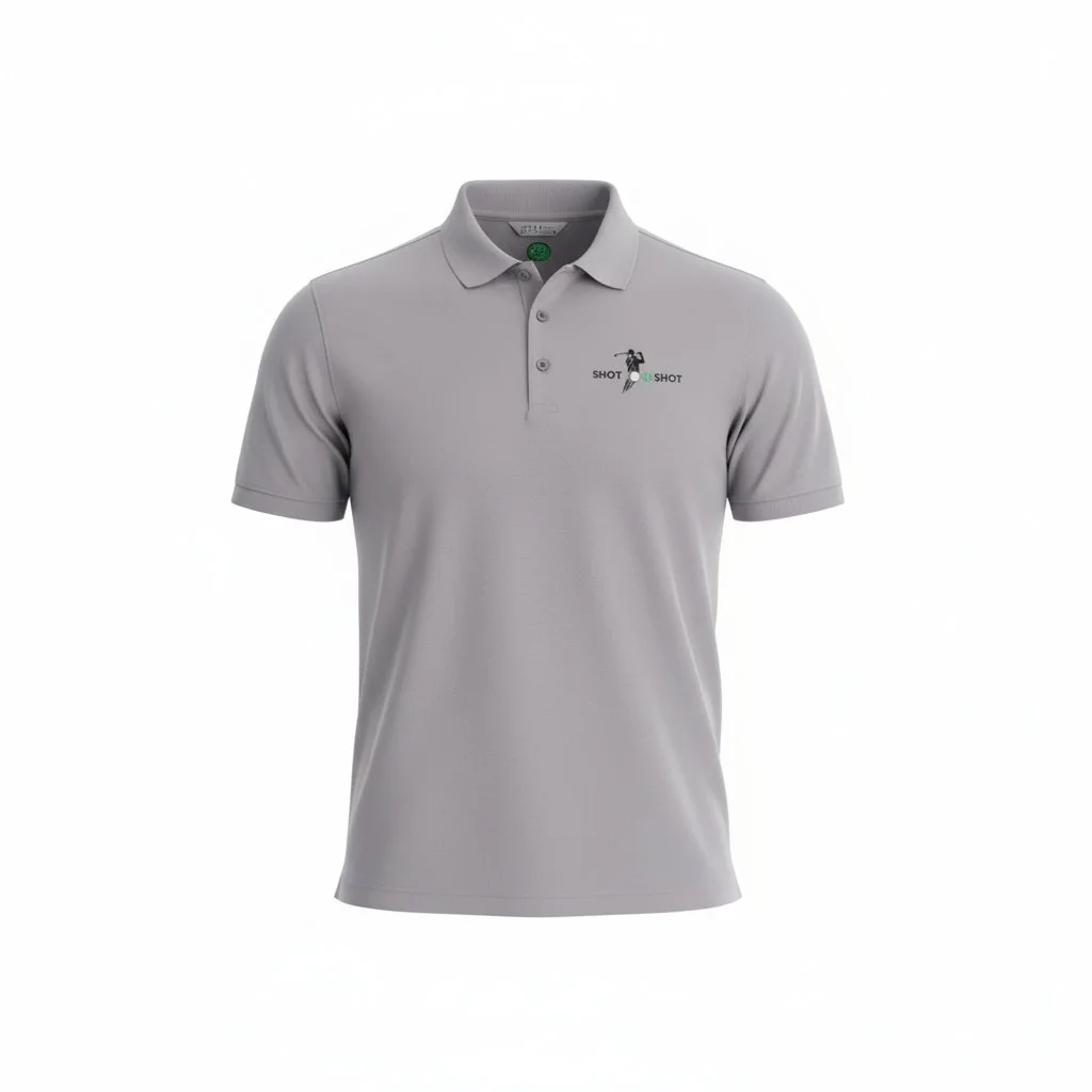 SHOT FORE SHOT ESSENTIAL GOLF POLO (Gray)