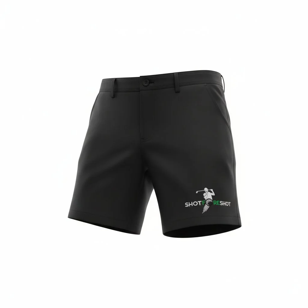 SHOT FORE SHOT GOLF PERFORMANCE SHORTS (Black)