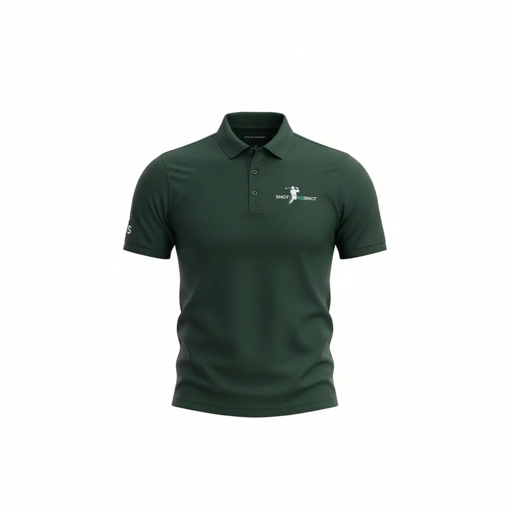 SHOT FORE SHOT ESSENTIAL GOLF POLO (Dark Green)