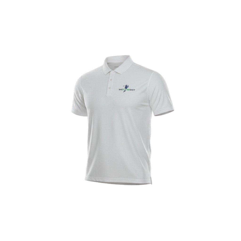 SHOT FORE SHOT ESSENTIAL GOLF POLO (White)
