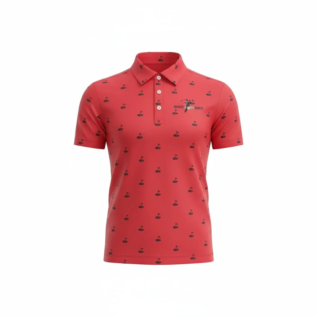 The Shot Fore Shot Premium Polo- Children's (Red & Black)