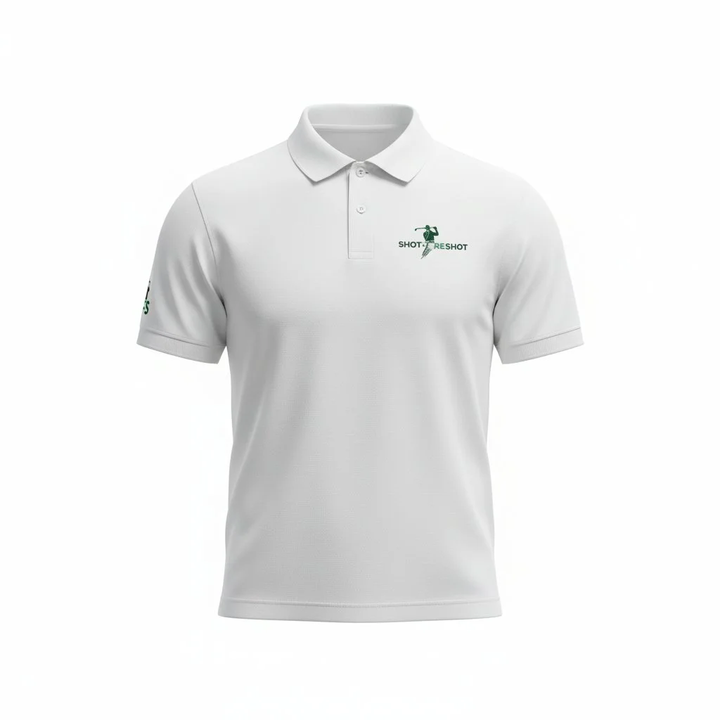 SHOT FORE SHOT C2 SPORT ESSENTIAL GOLF POLO (White)
