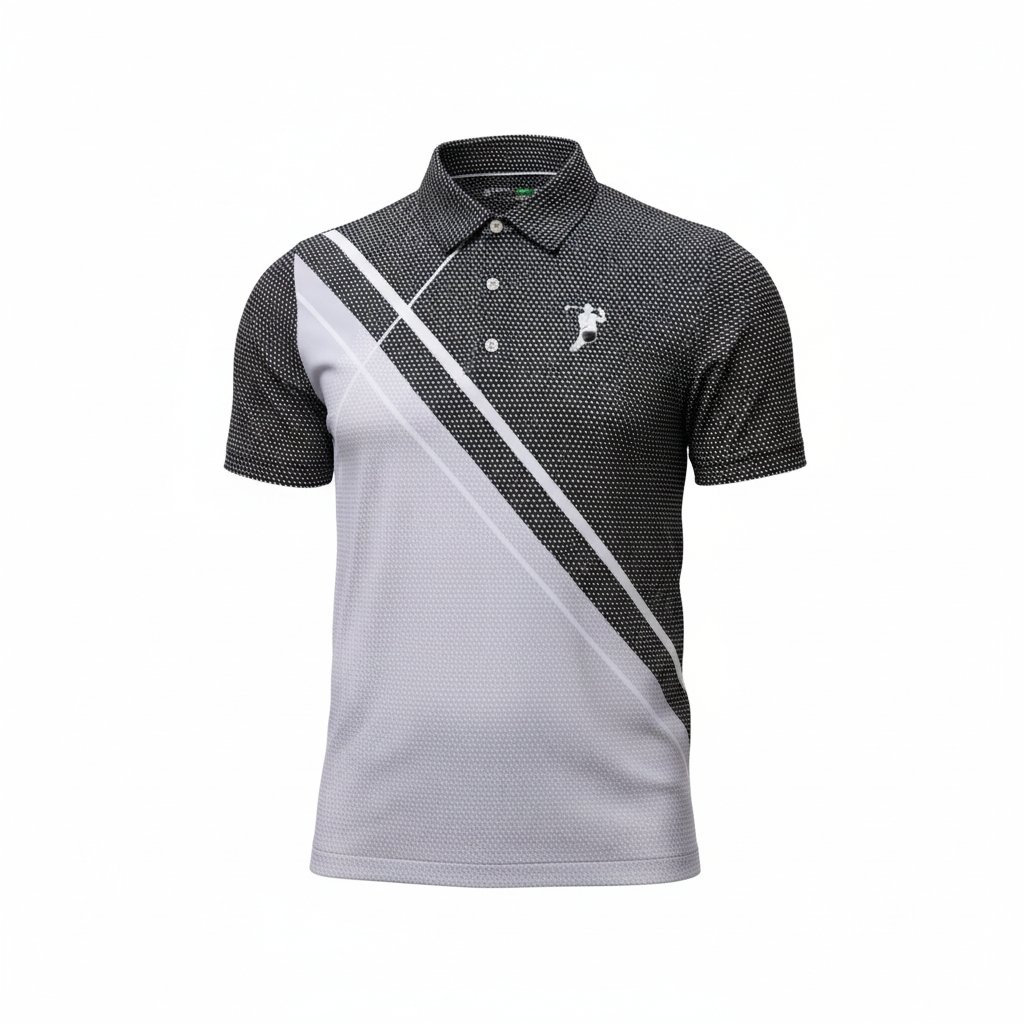 SFS TEE TIME POLO (Black & Gray)