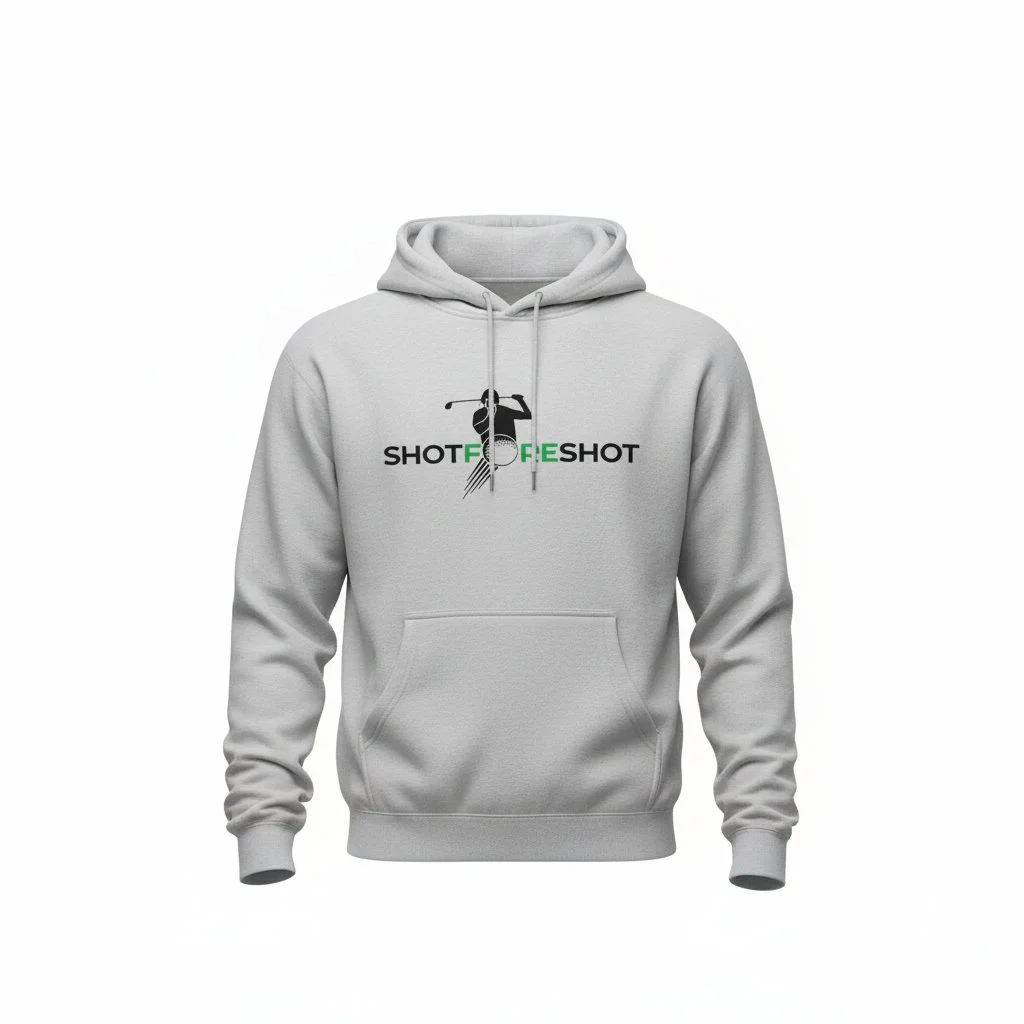 SHOT FORE SHOT FLEECE HOODIE (Light Heather Gray)