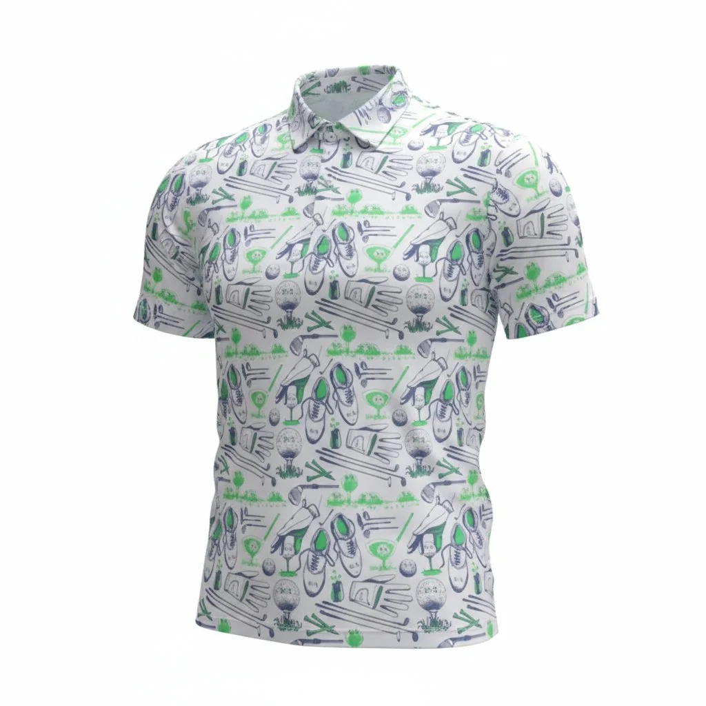 LET'S GO GOLFING PREMIUM POLO