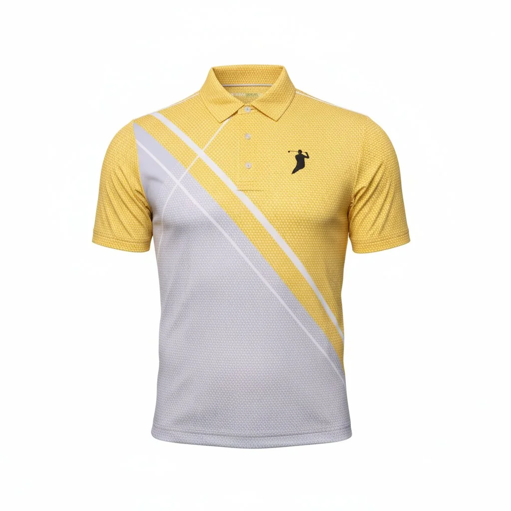 SFS TEE TIME POLO (Yellow & Gray)