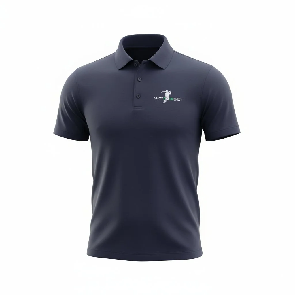 SHOT FORE SHOT ESSENTIAL GOLF POLO (Blue)