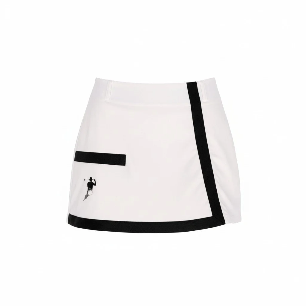 SFS HIGH PERFORMANCE SKORT (White W/ Black Trim)