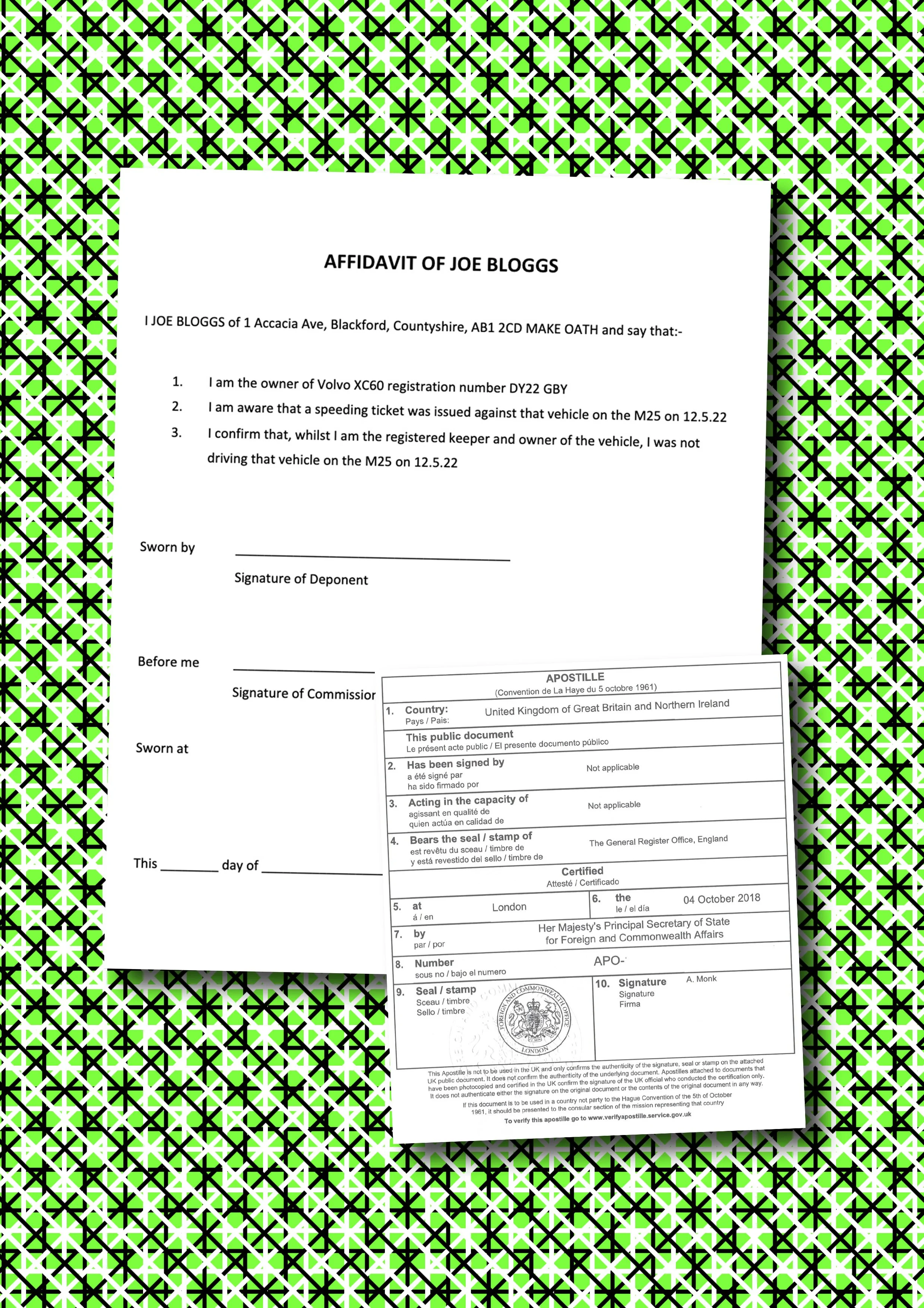 Affidavit Apostille