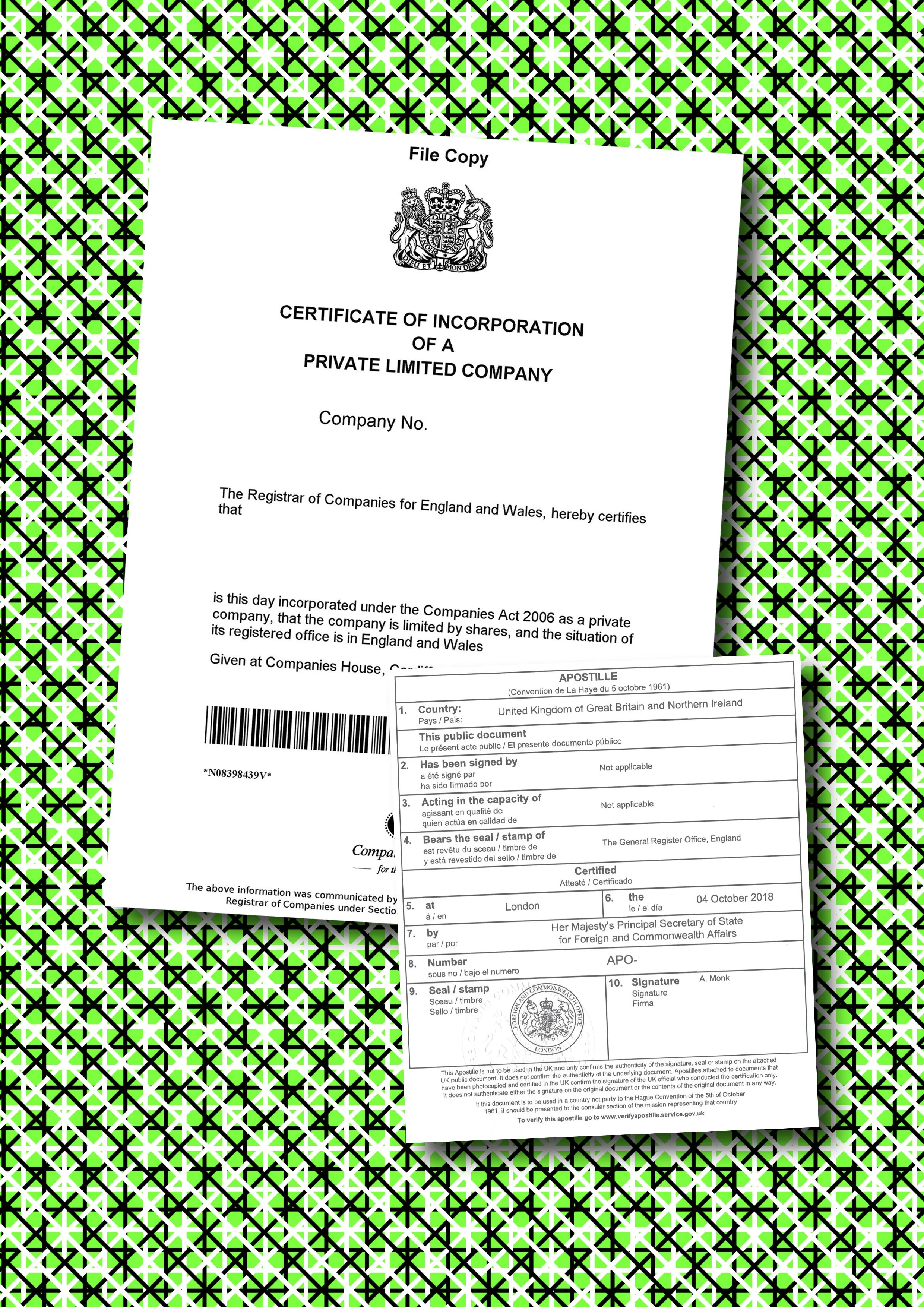 Certificate of Incorporation Apostille The Apostilles Group Certificate of Incorporation Apostille The Apostilles Group