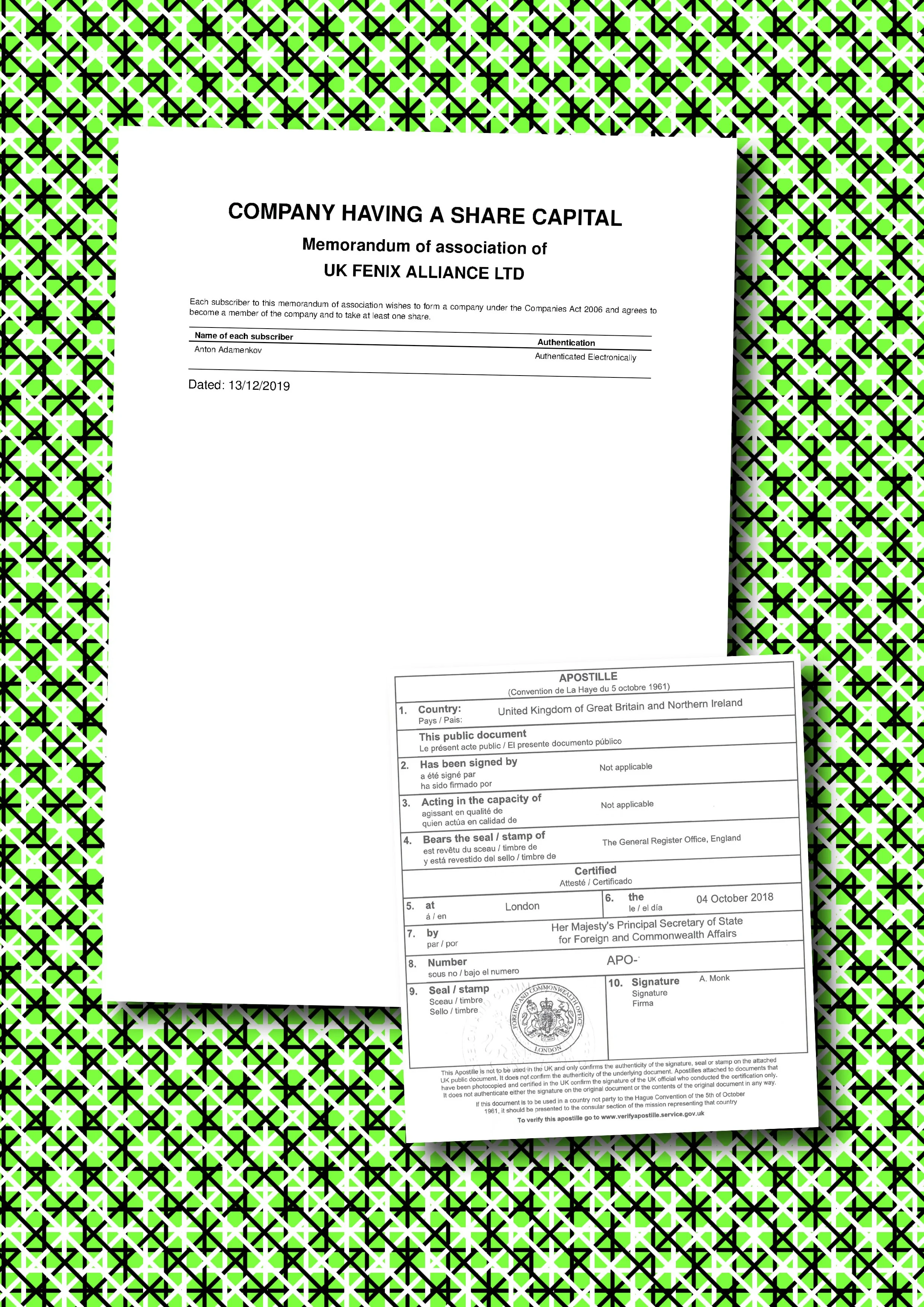 Recertication Order Example Apostille With Solicitor Certification — Order Apostille & Document ...