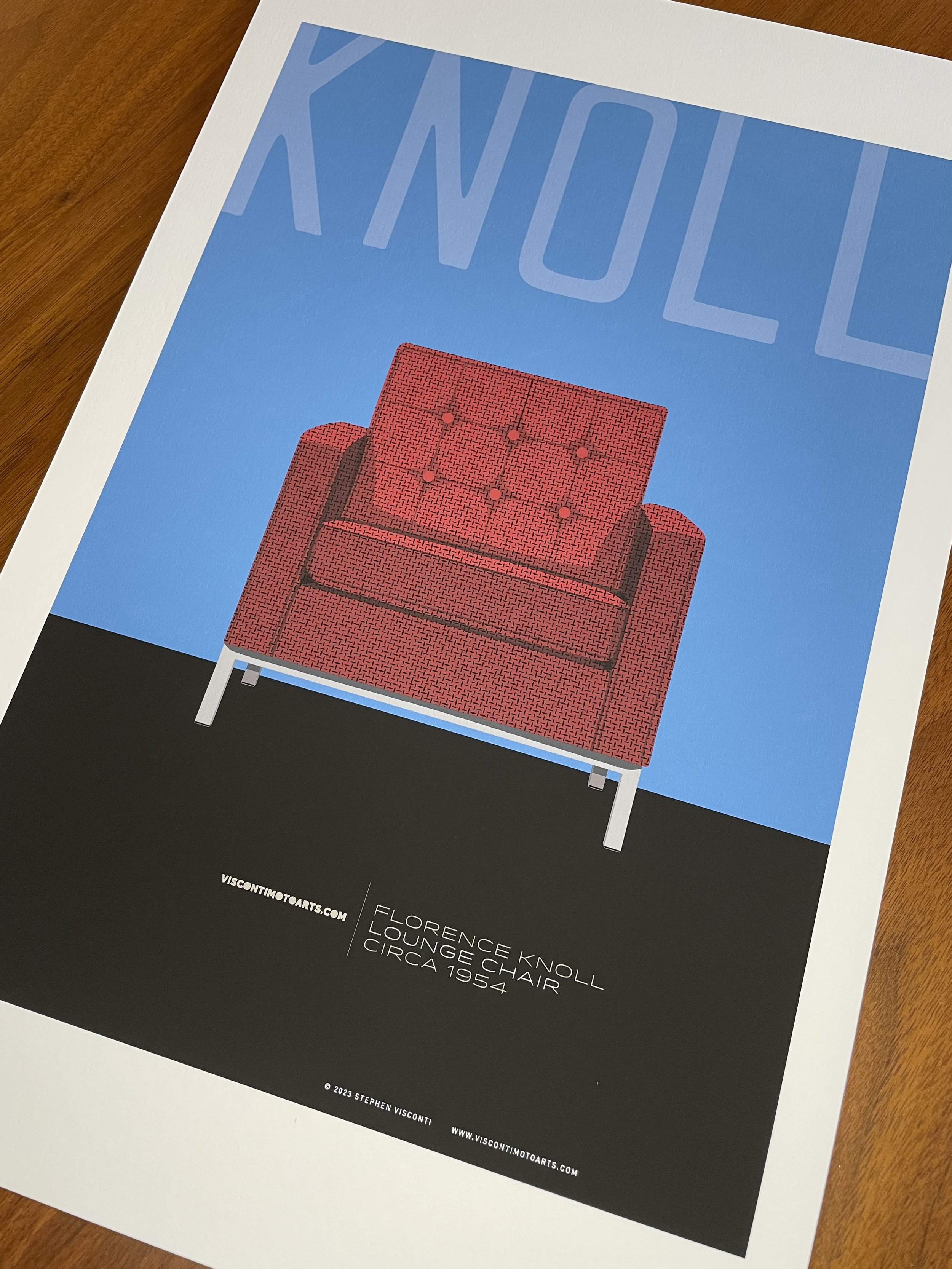 Lounge Chair by Florence Knoll, Art Print