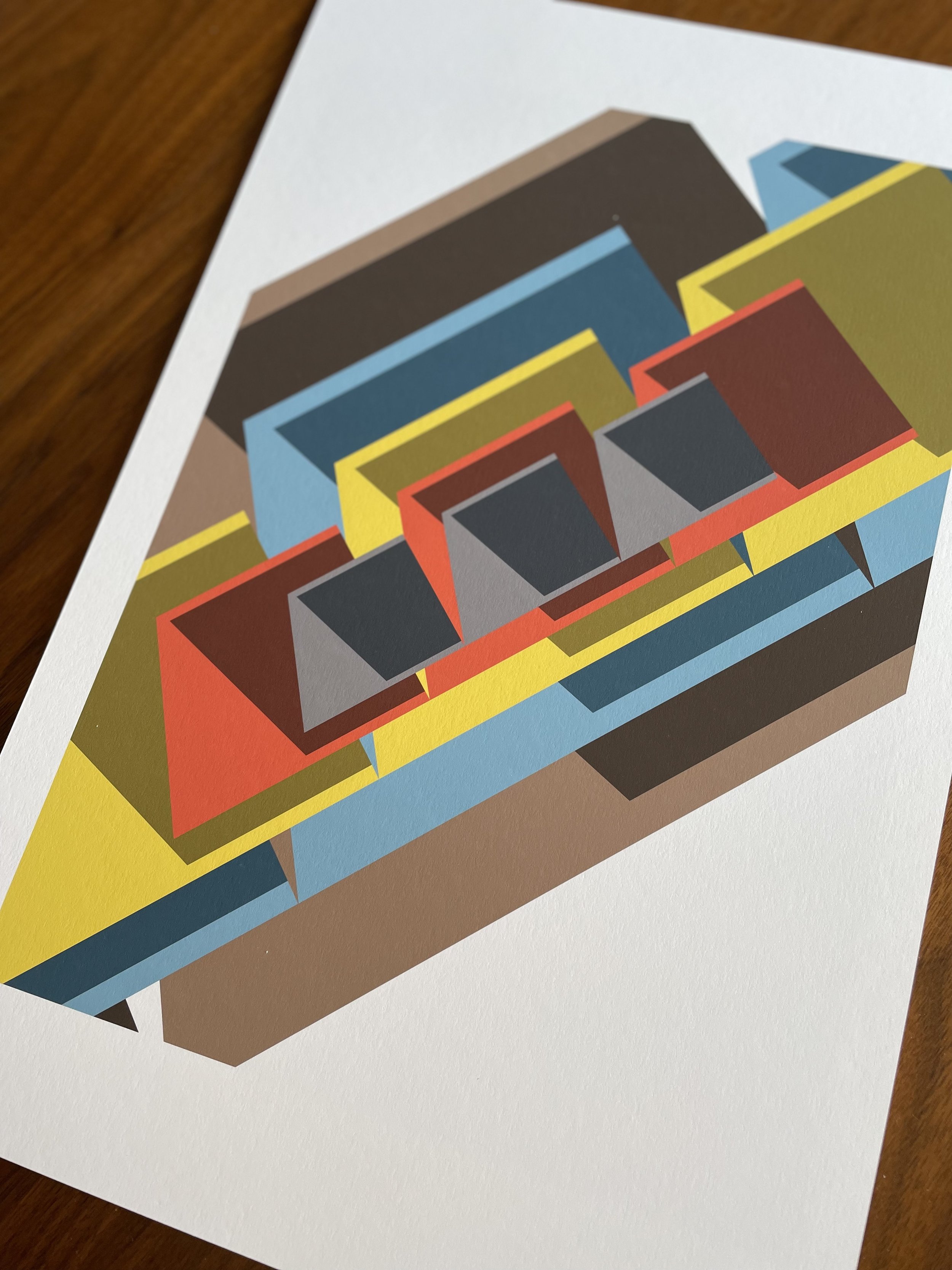 MdRNST Limited-Edition Art Print, Modernist-inspired Art Prints