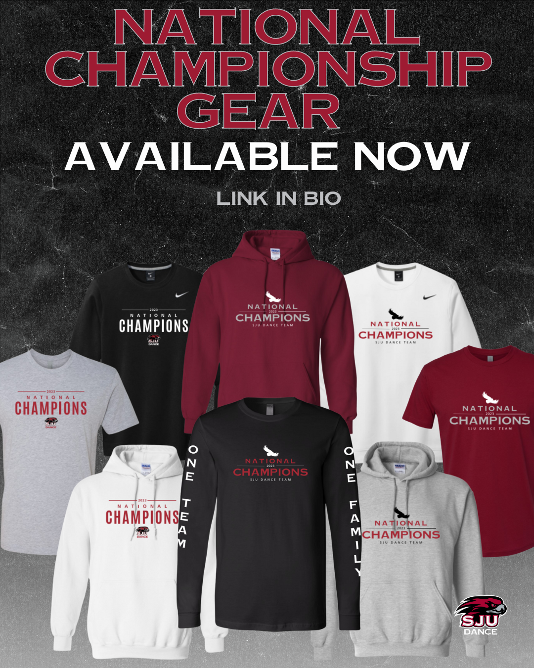 Instagram Feed Post Announcing drop of 2023 National Championship Gear.