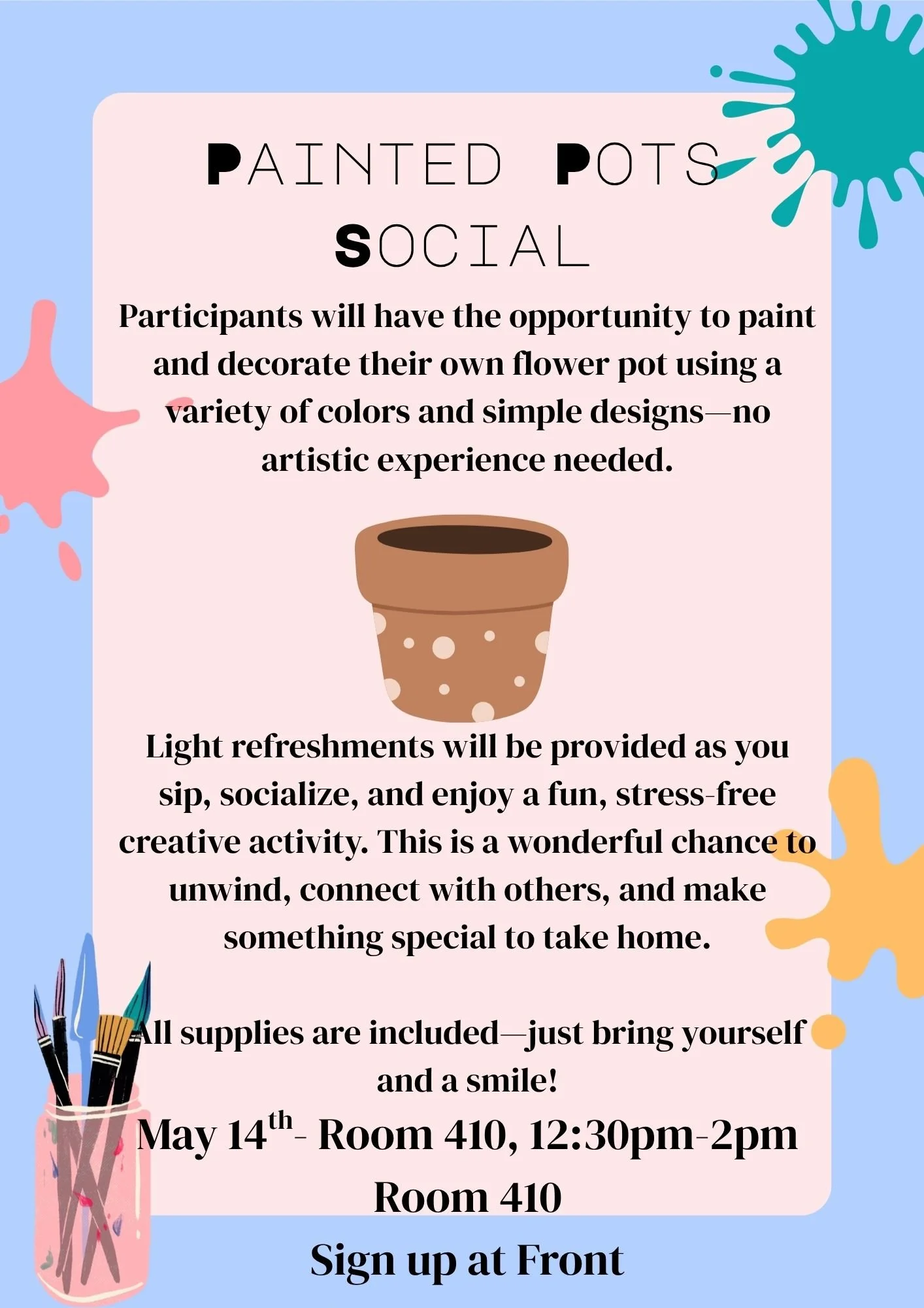 Painted Pots Social