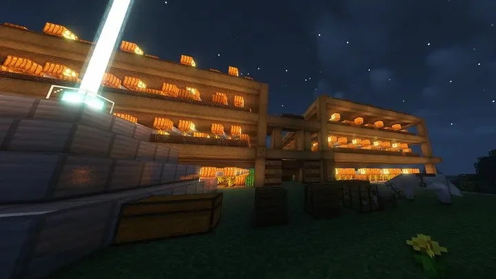 Pumpkin Pie Minecraft House