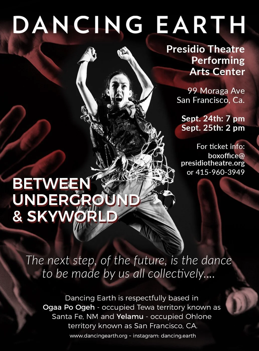 Presidio Theatre, CA : Between Underground &amp; Skyworld Performance