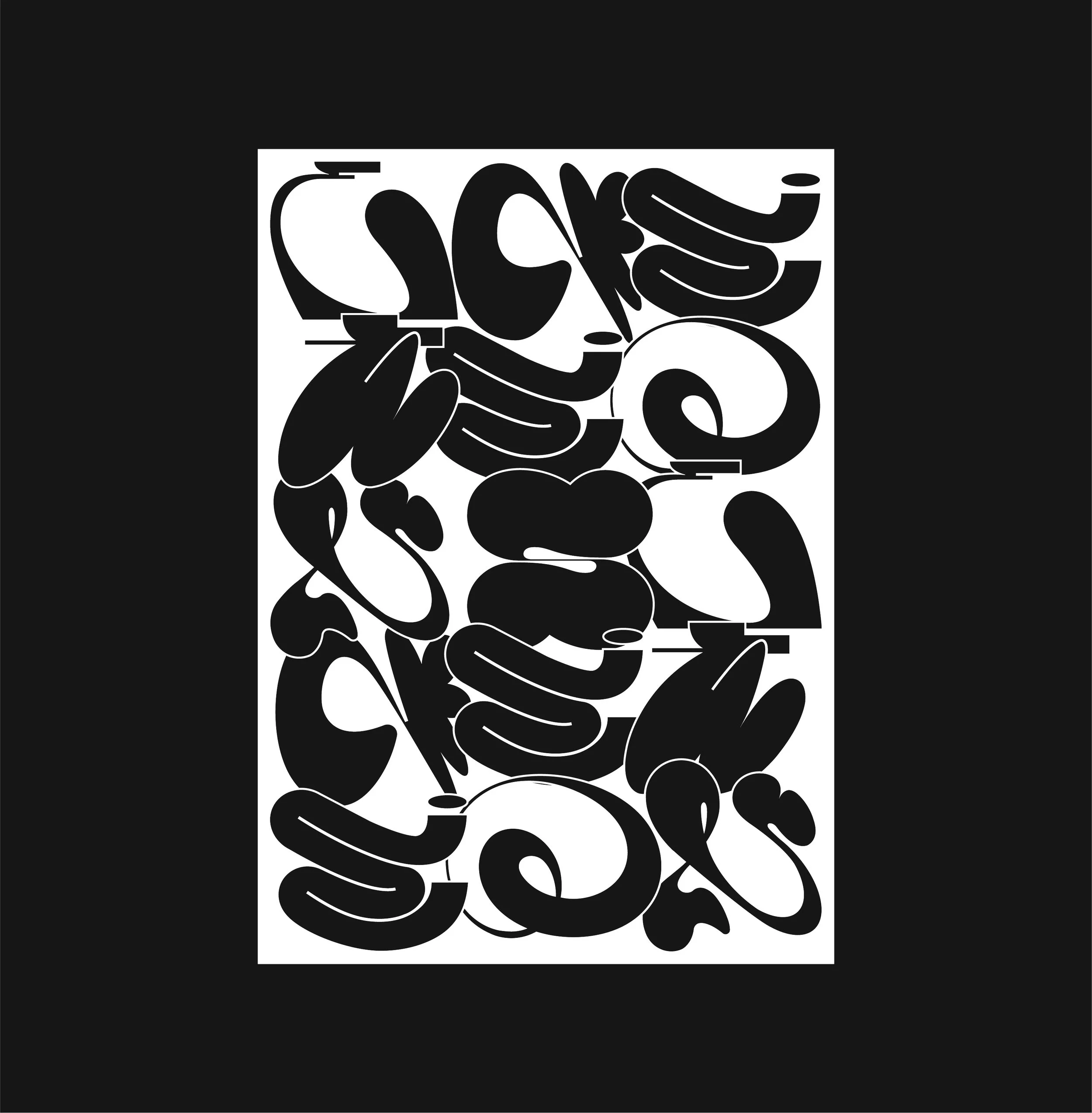 poster black and white