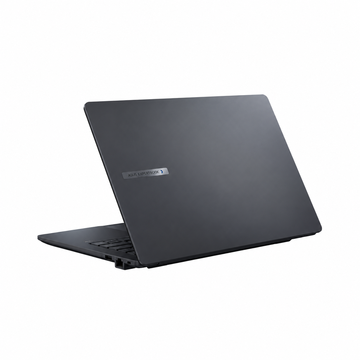 ASUS ExpertBook BM1 viewed from above, showing the keyboard and touchpad.