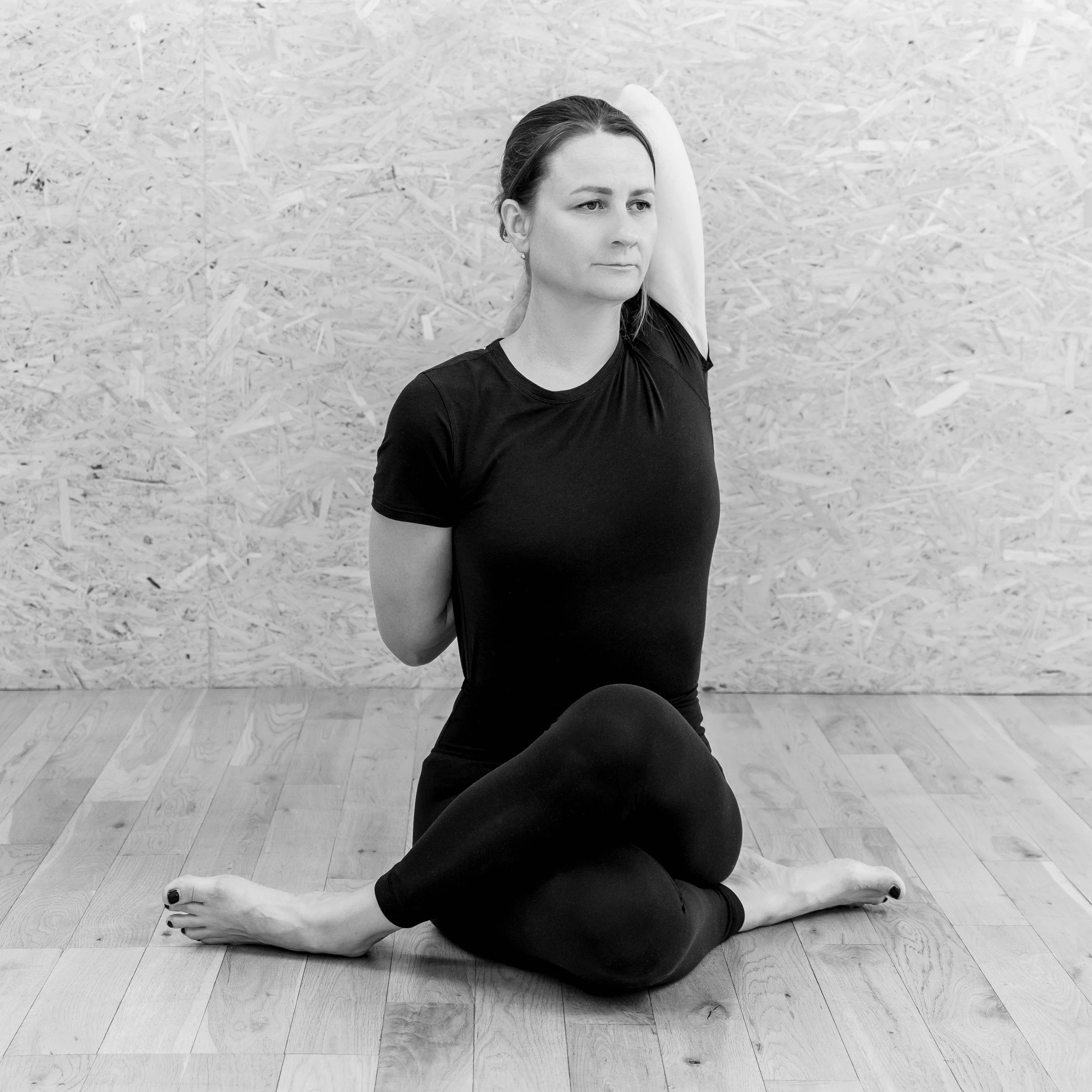 Alice Taylor Gomukhasana 1-2-1 yoga teacher in London