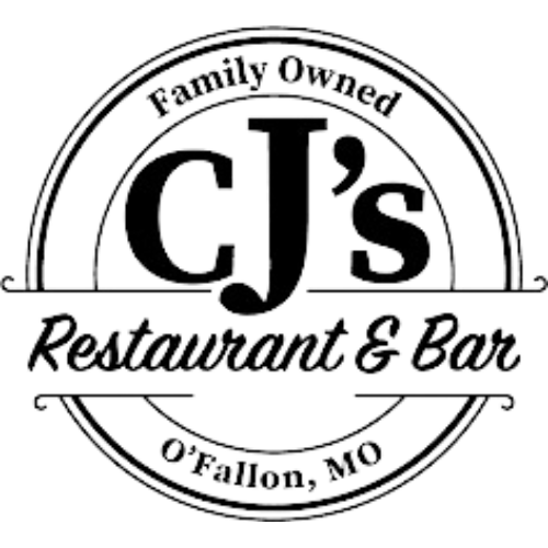 Logo for CJ's Family Owned Restaurant & Bar in O'Fallon, Illinois.