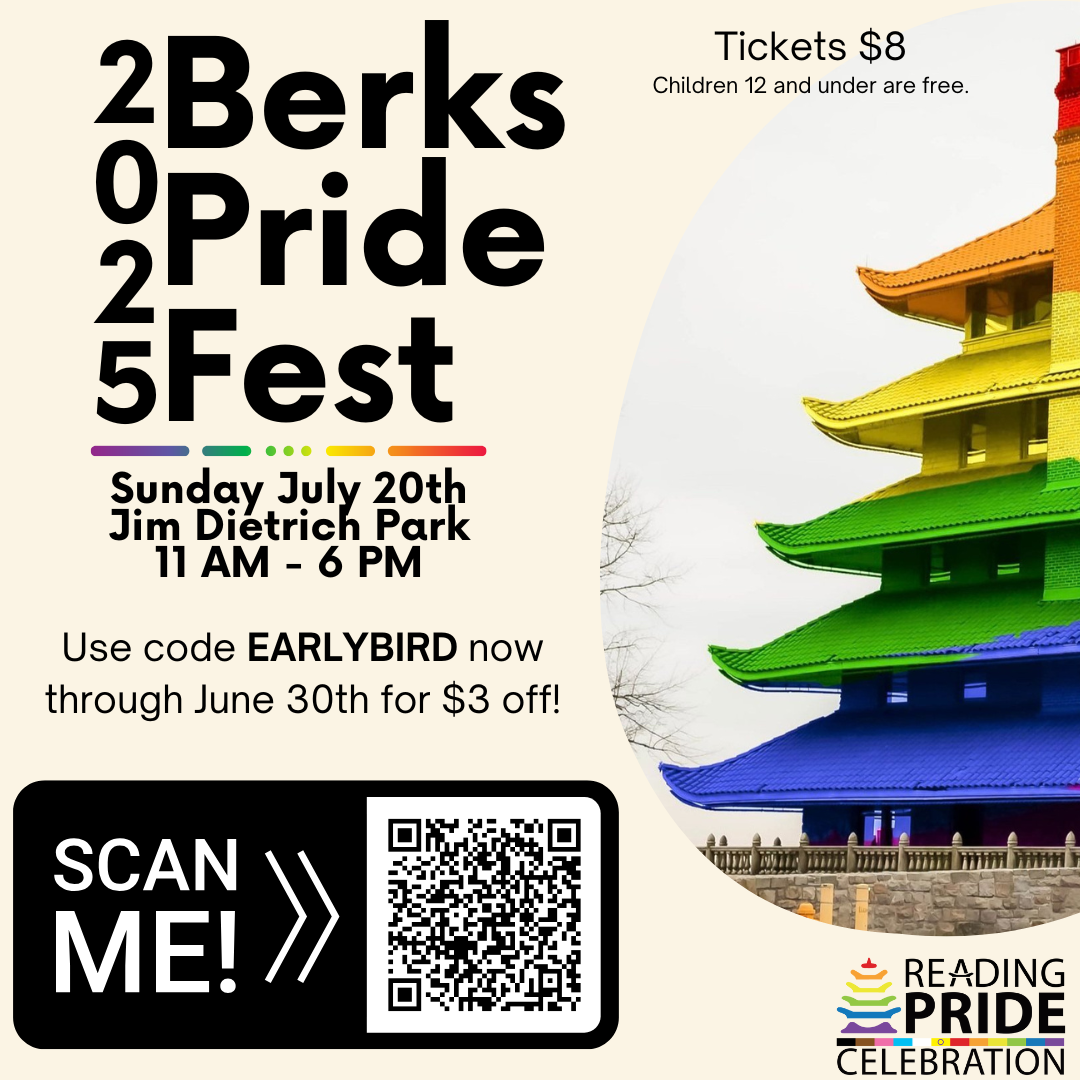 Berks Pride Fest (our 18th year!)